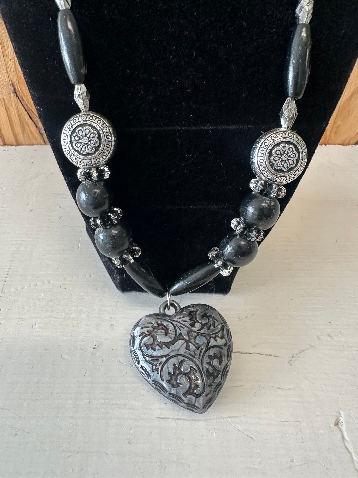Beaded Heart Necklace