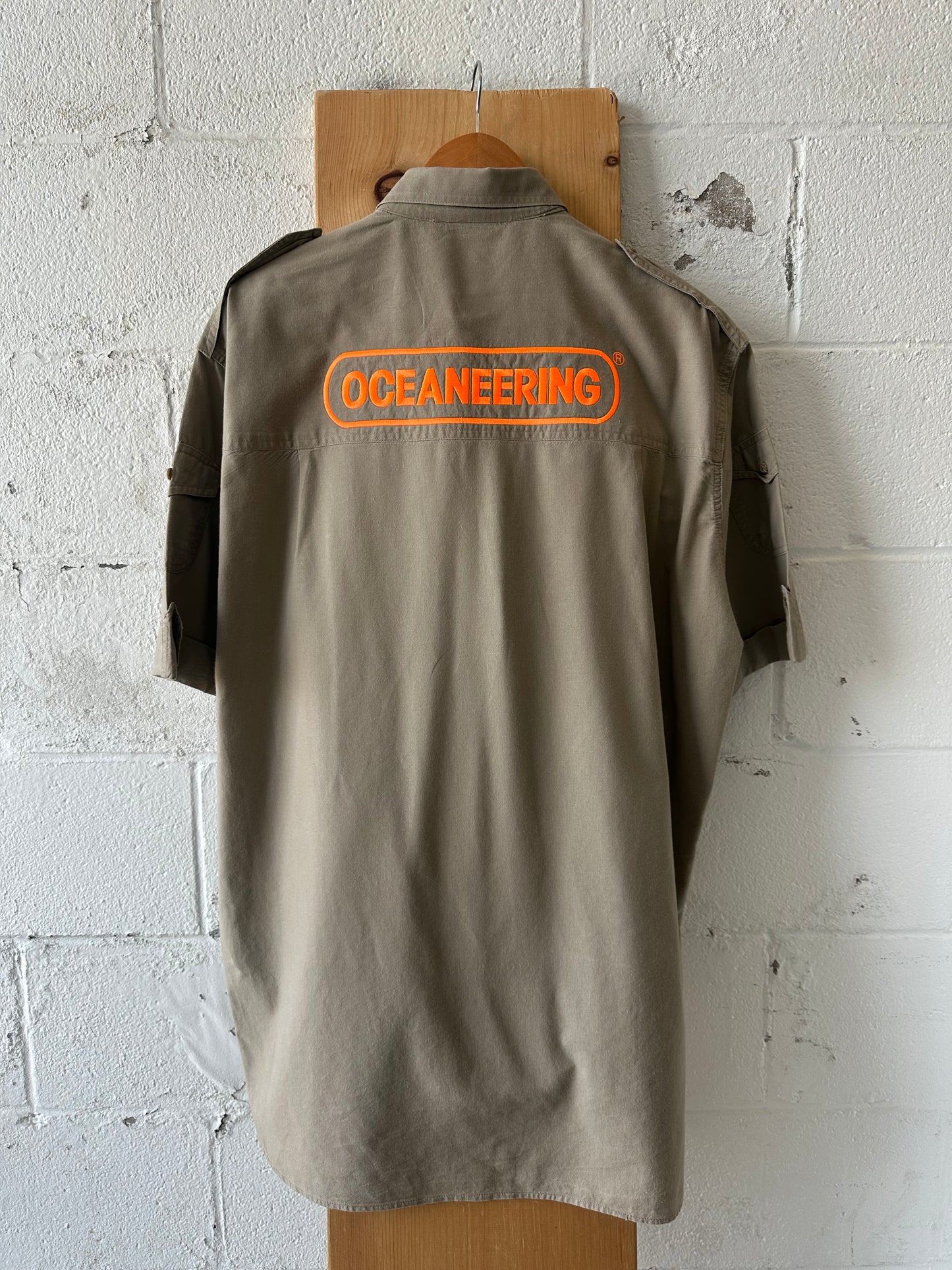 Vtg Scuba Mouse Work Shirt : XL