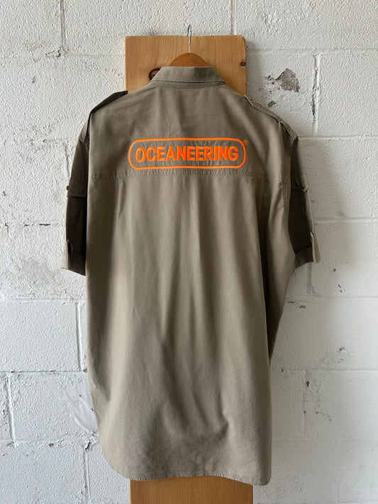 Vtg Scuba Mouse Work Shirt : XL