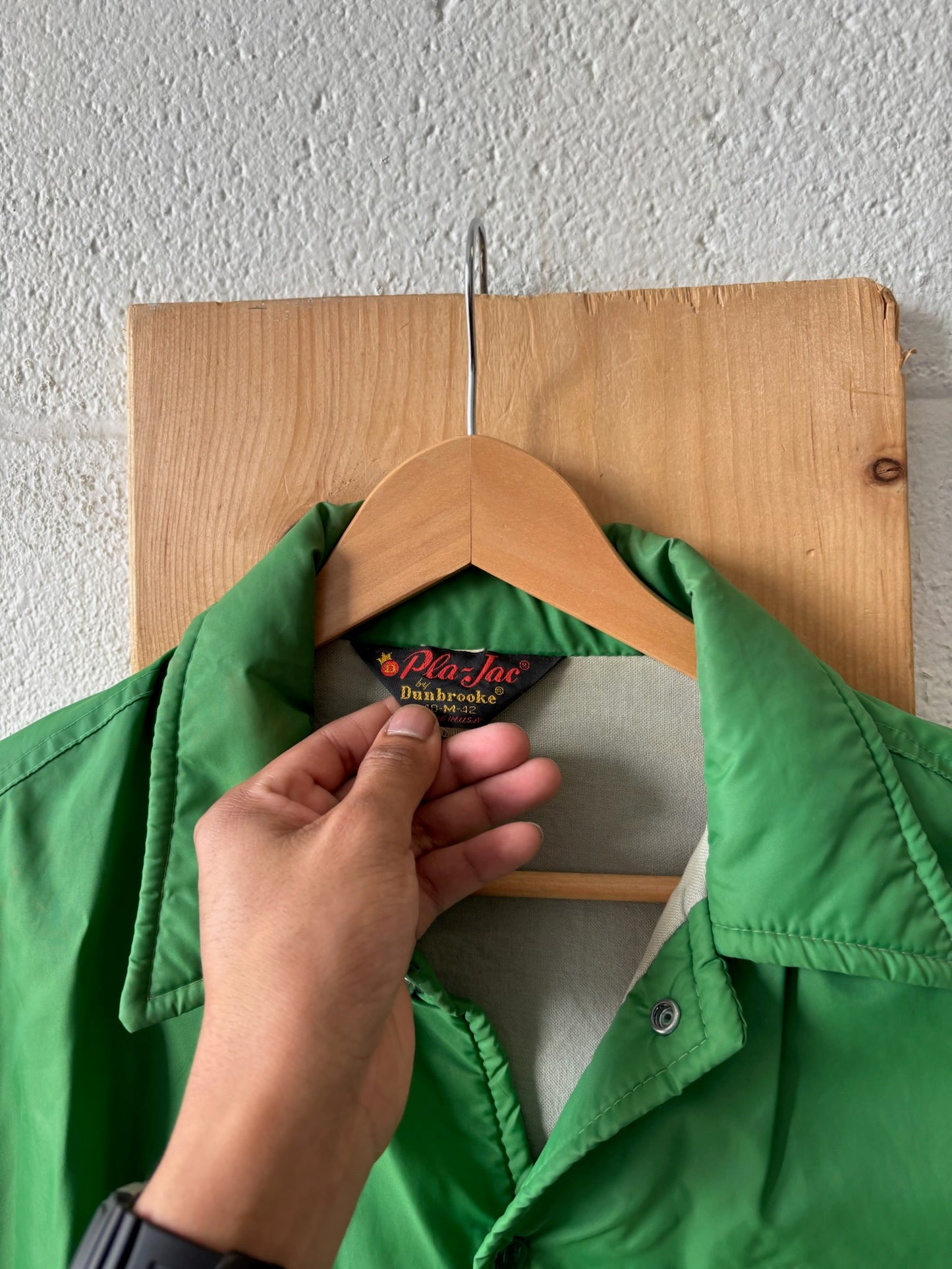 Vtg Faded Green Jacket : M