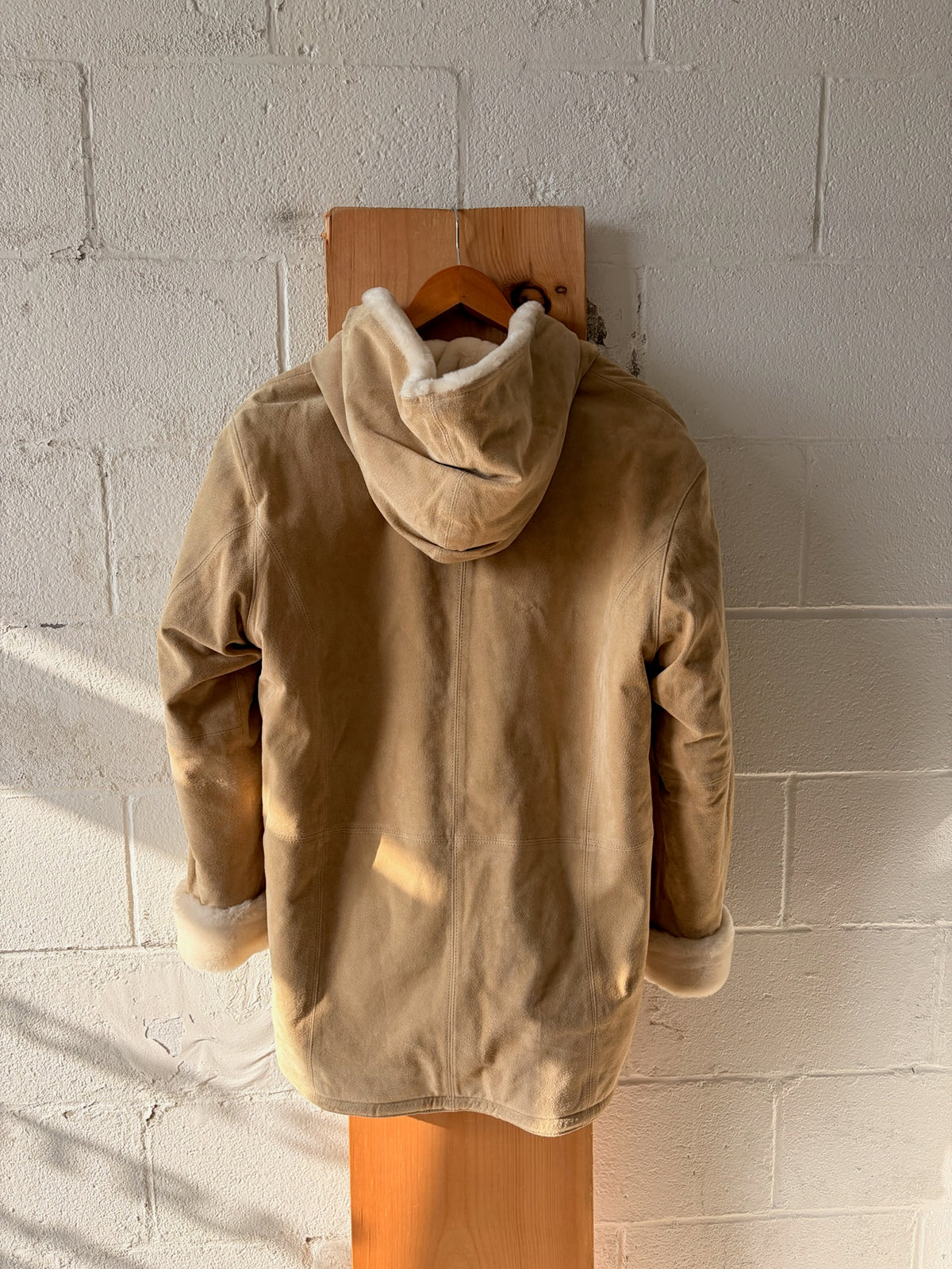 St John’s Bay Suede Coat : M (Local Pick Up Only)