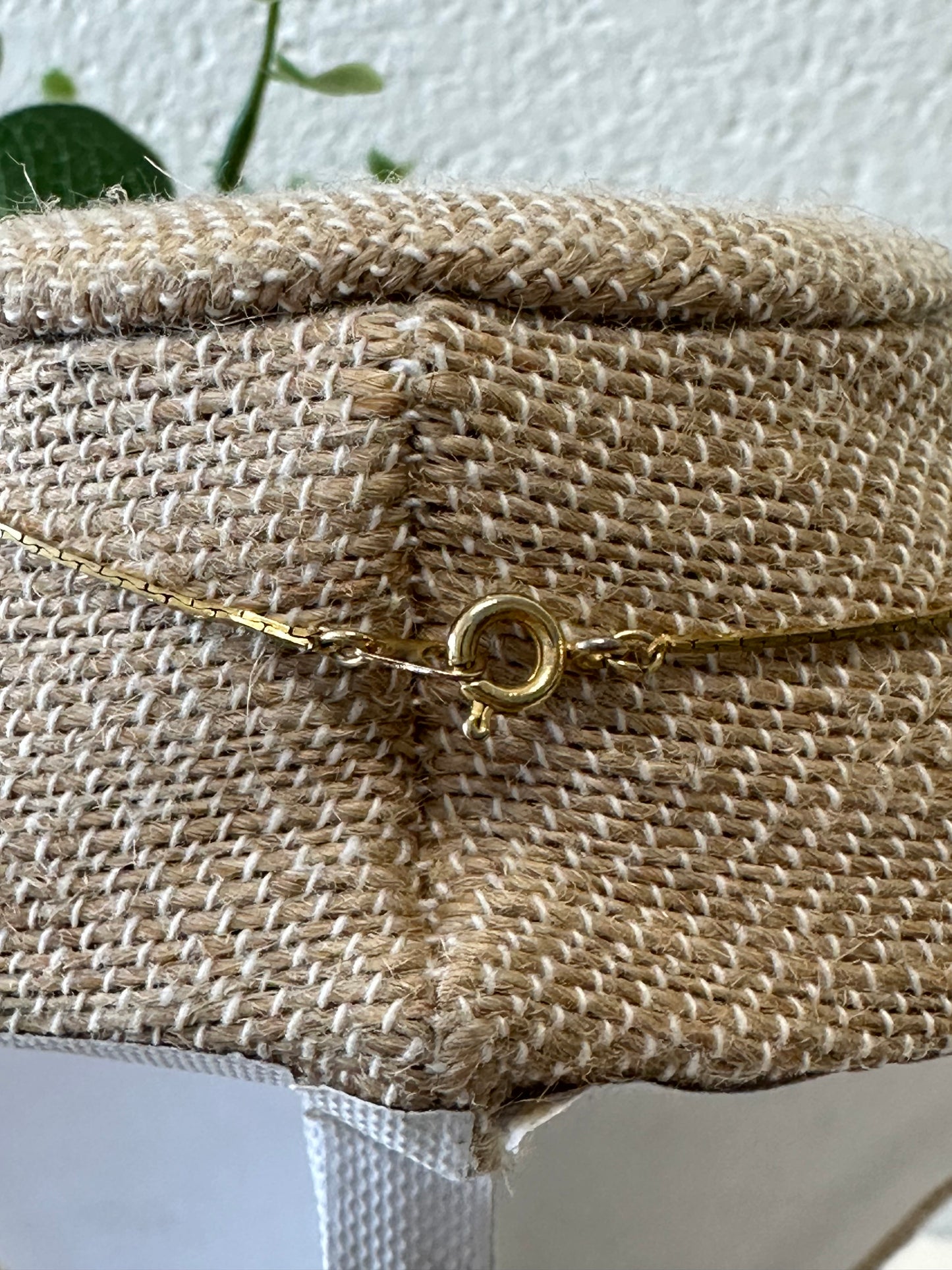 Delicate Beaded Leaves Necklace
