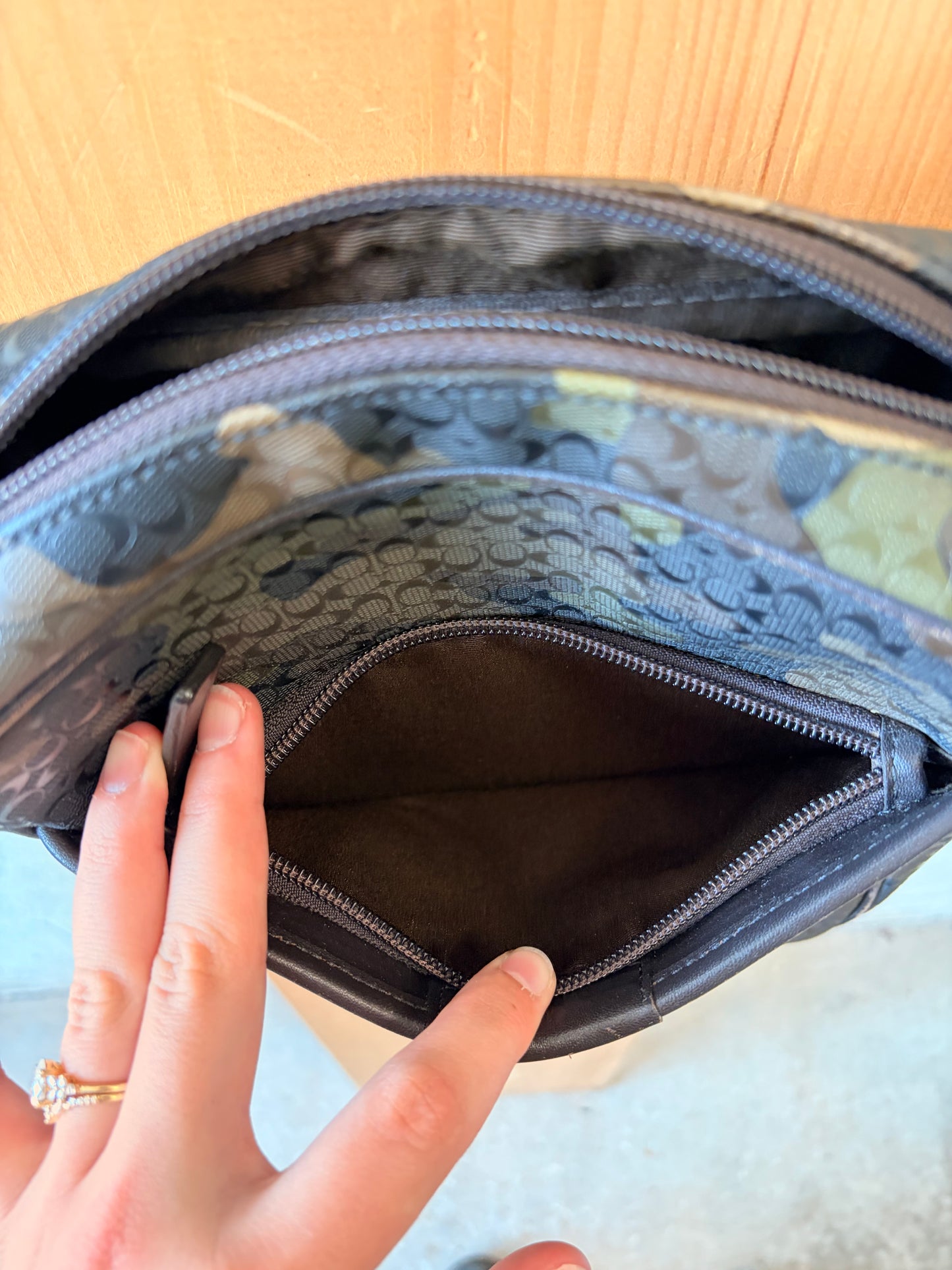 Coach Camo Crossbody Bag