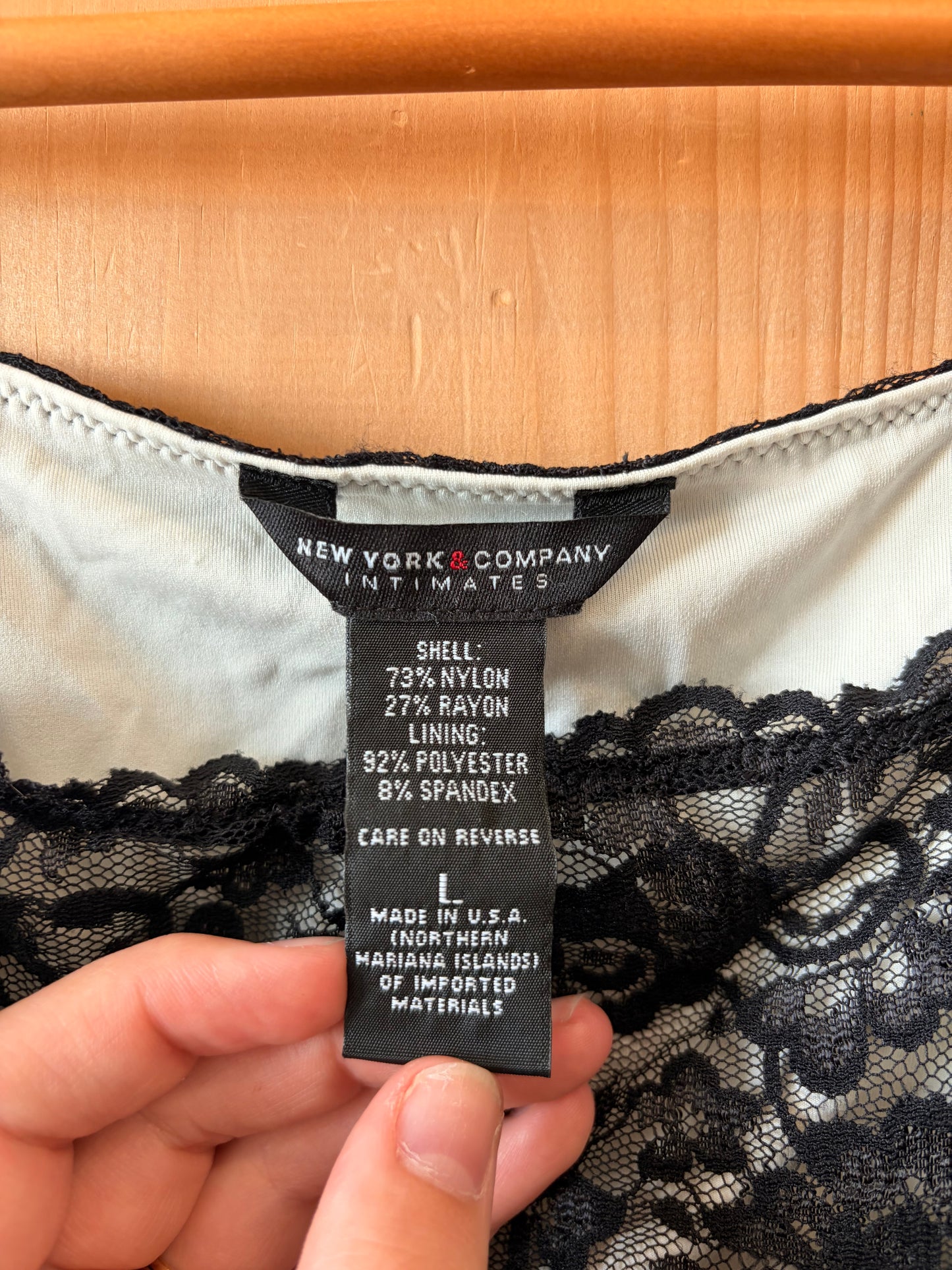 Black Lace Cami : L