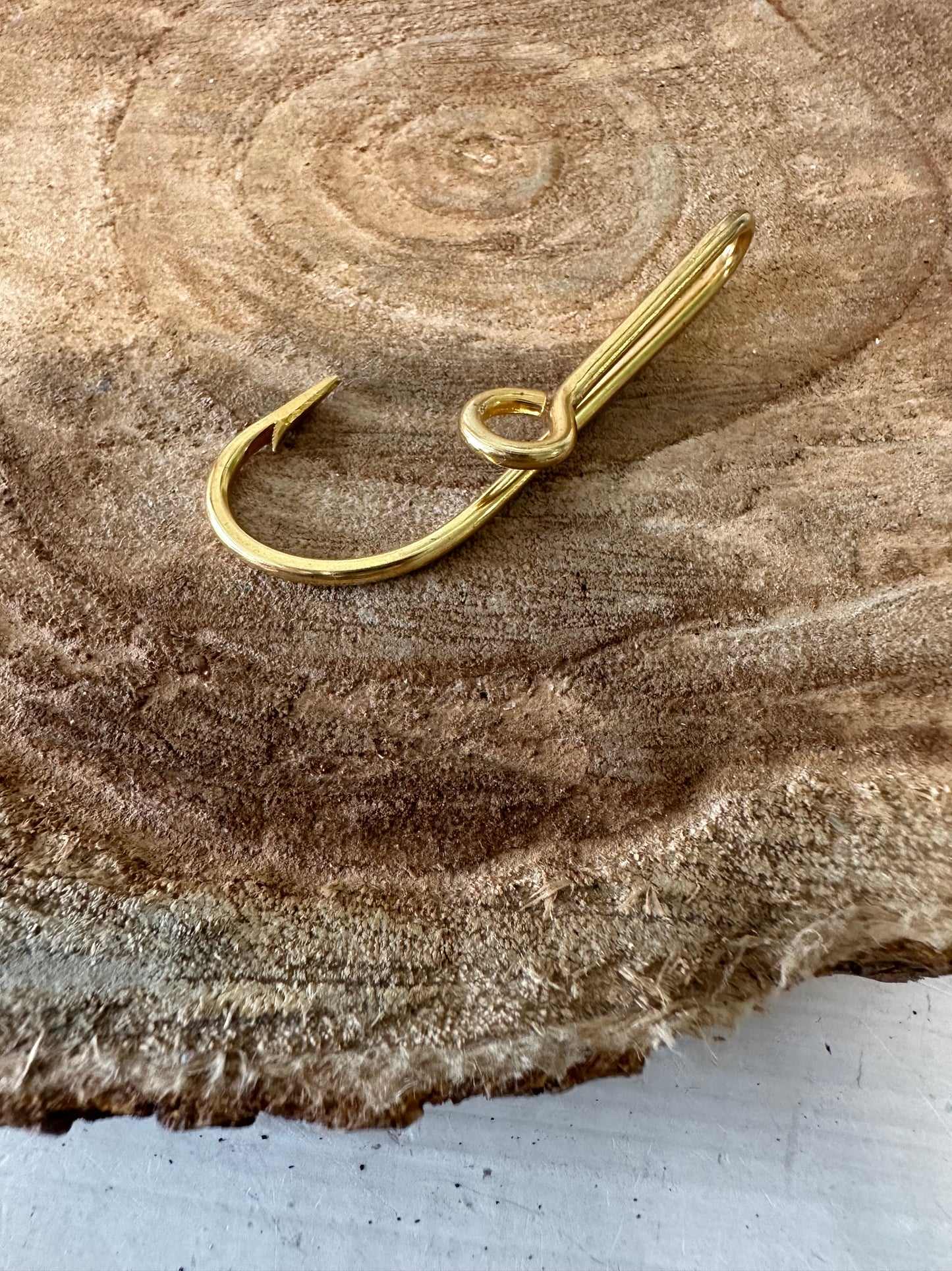 Fish Hook Hat/Tie Clasp