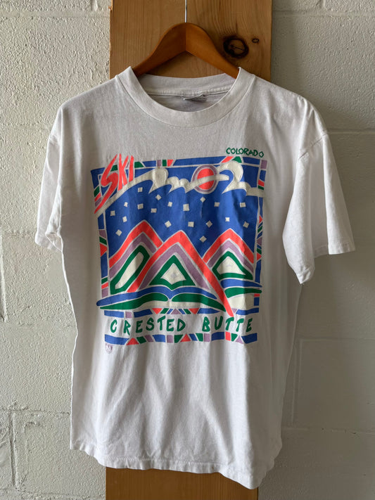 Vtg Single Stitch Colorado Tee : XL