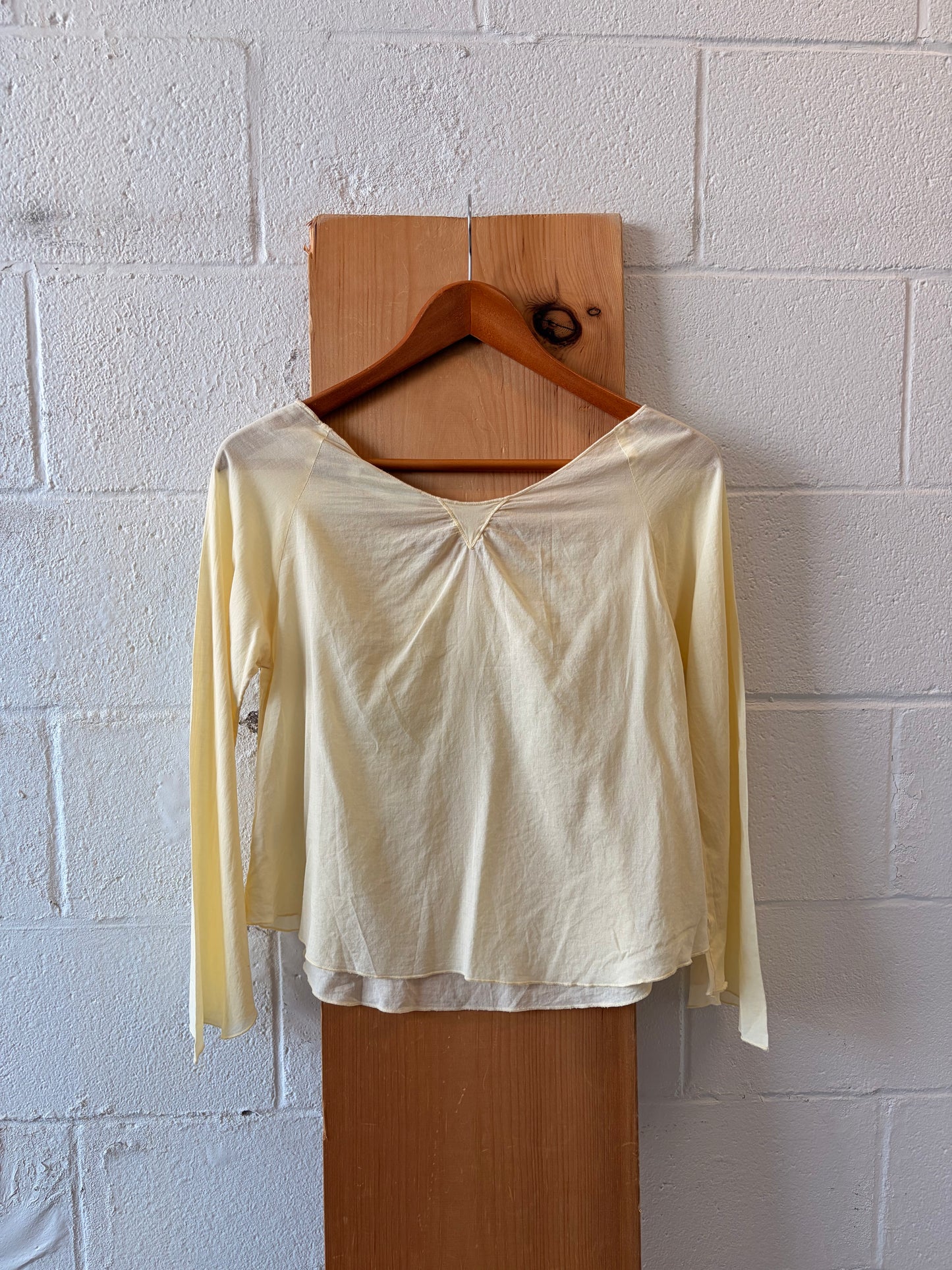 Dainty Floral Yellow Appliqué Top : 8