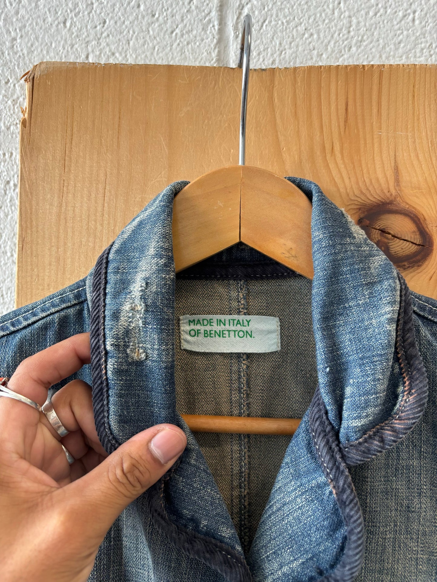 Denim Blazer Jacket : 42