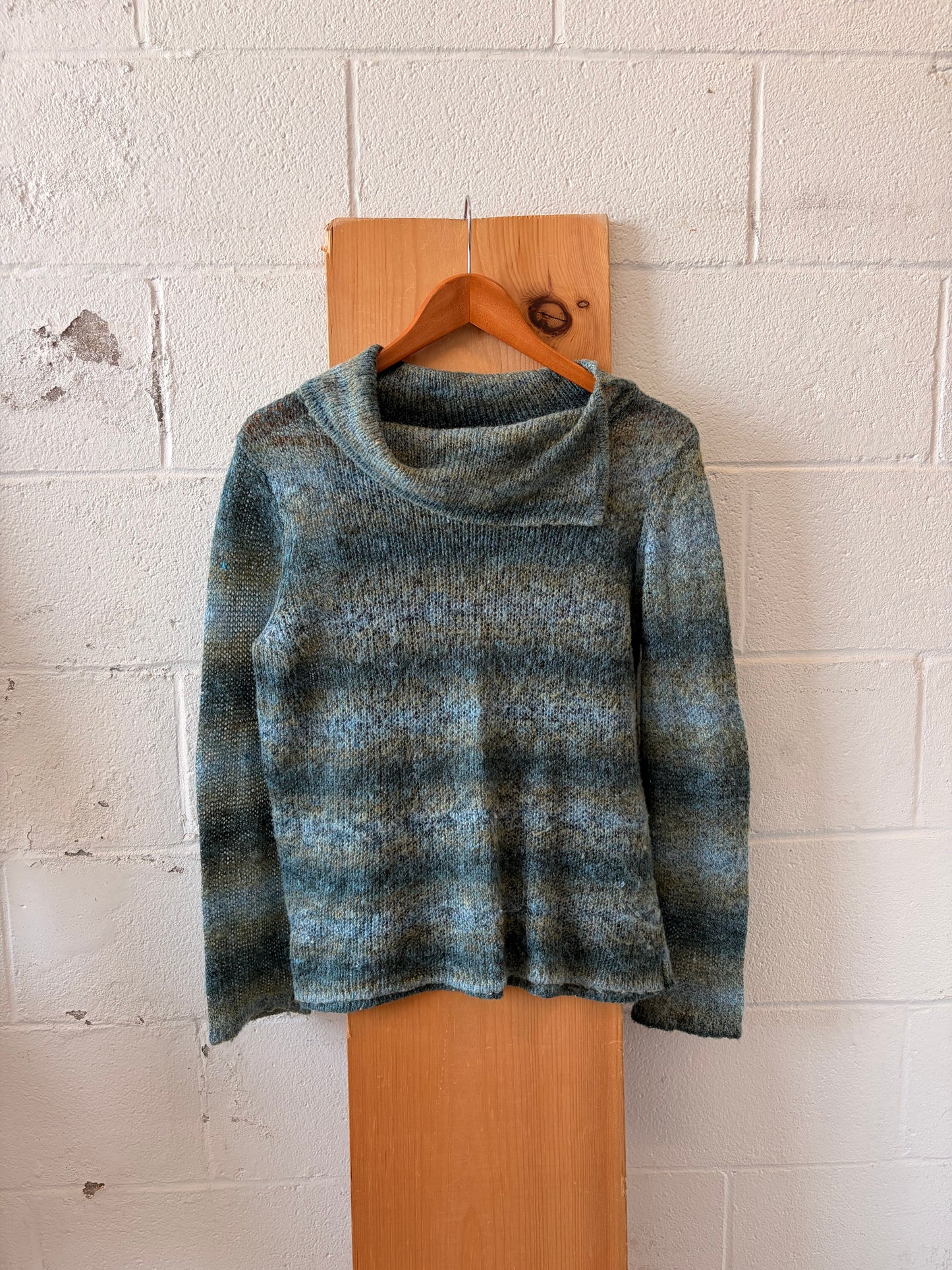 Knit Blue Sweater : L