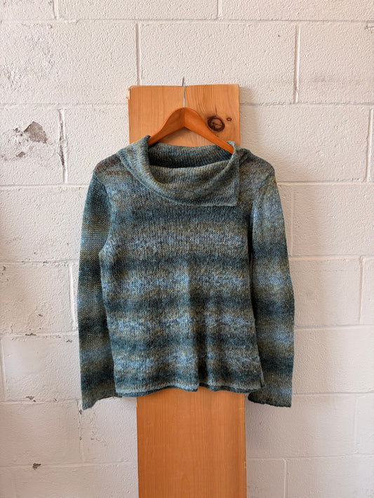 Knit Blue Sweater : L