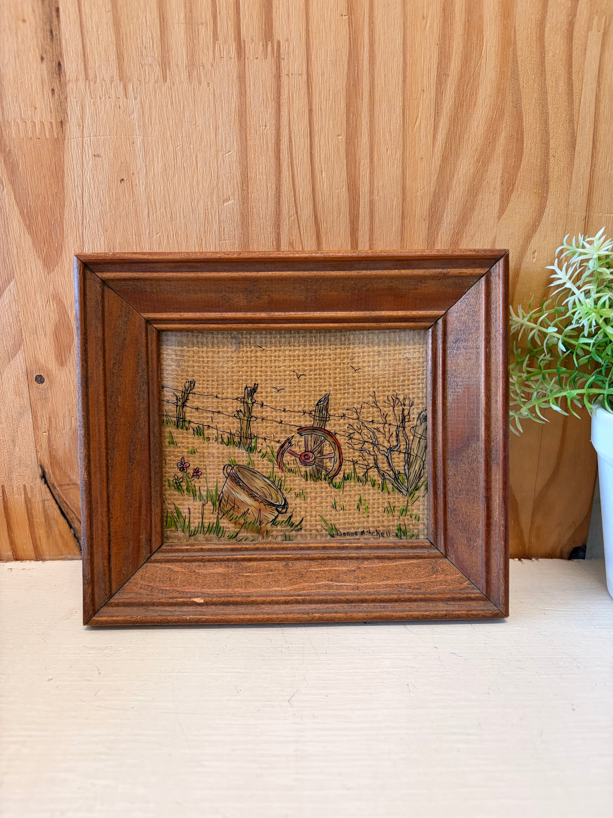 Reverse Glass Countryside Art (Local Pick Up Only)