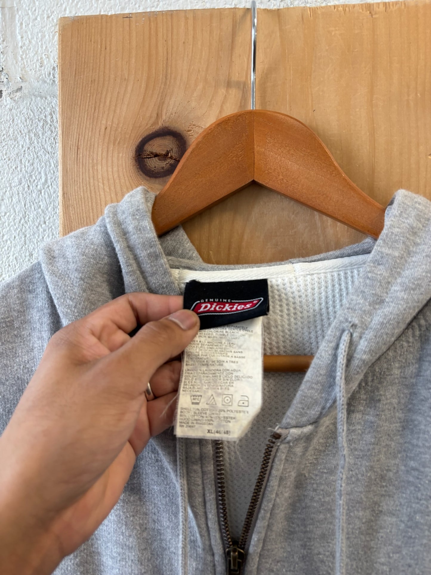 Dickies Lined Zip Up Hoodie : XL