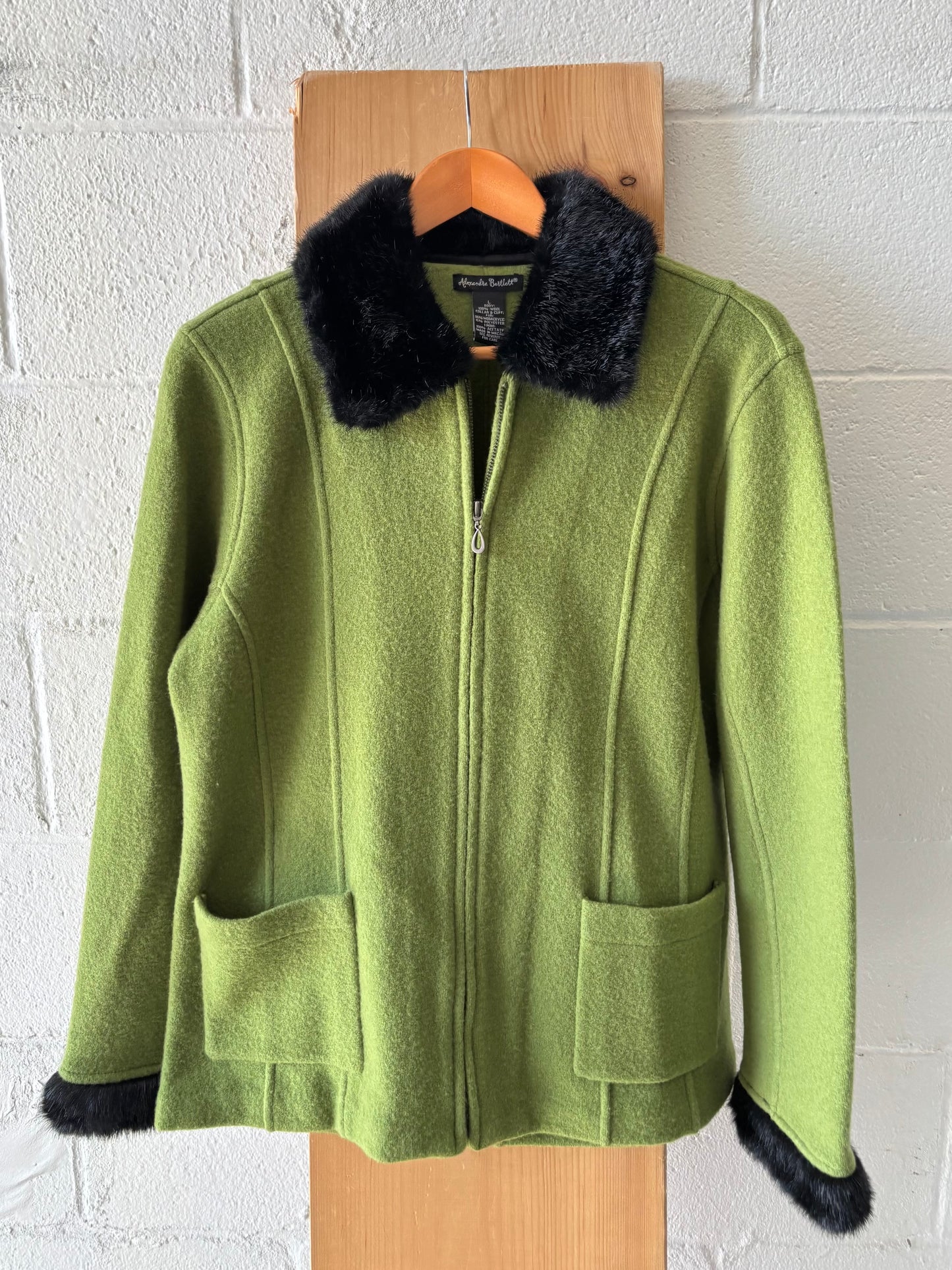 Vtg Green Jacket : L