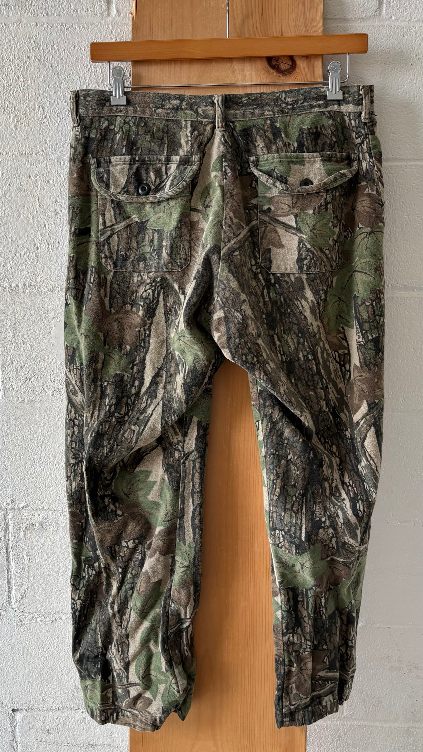 Vtg Camo Cargo Pants : 36