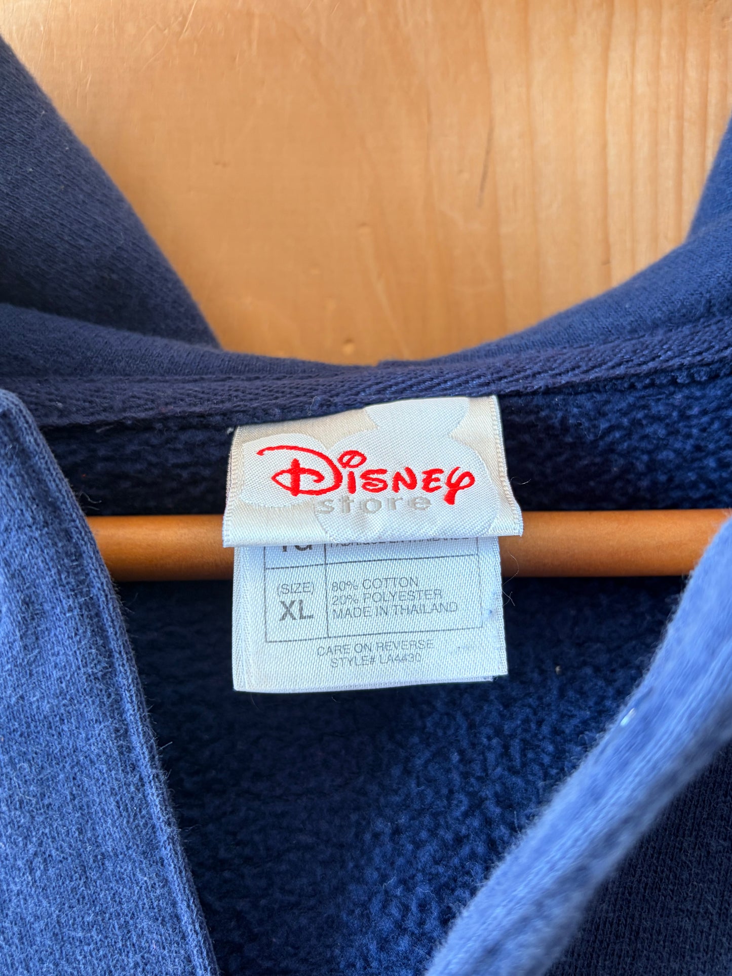 Vtg Tigger Snap Up Hoodie : XL