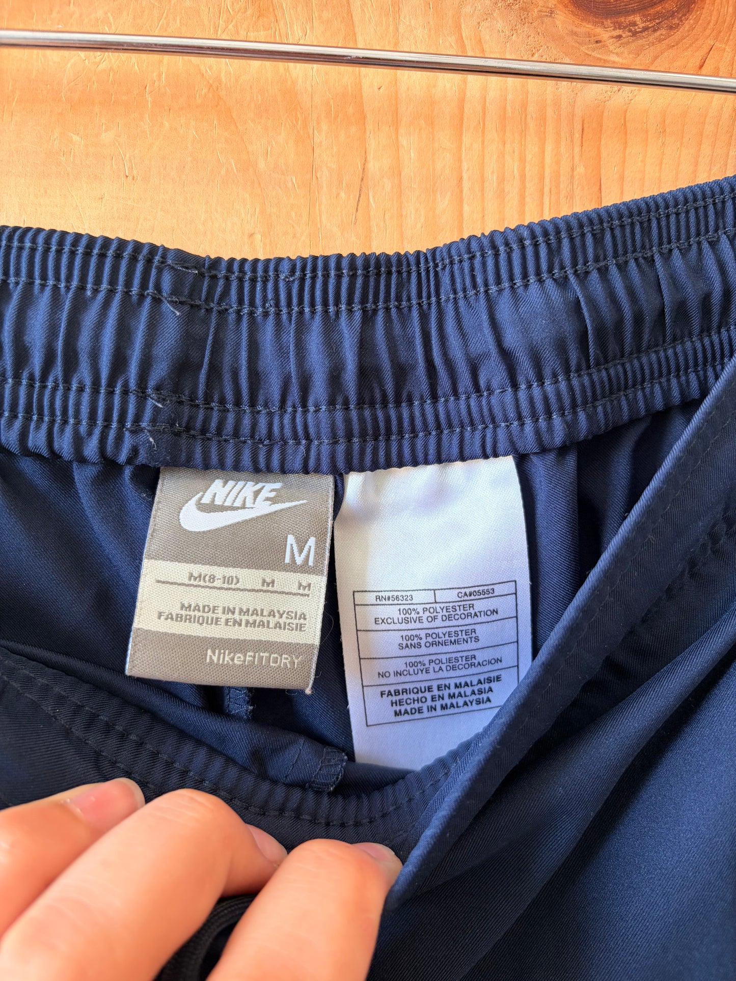 Navy Nike Track Pants : M