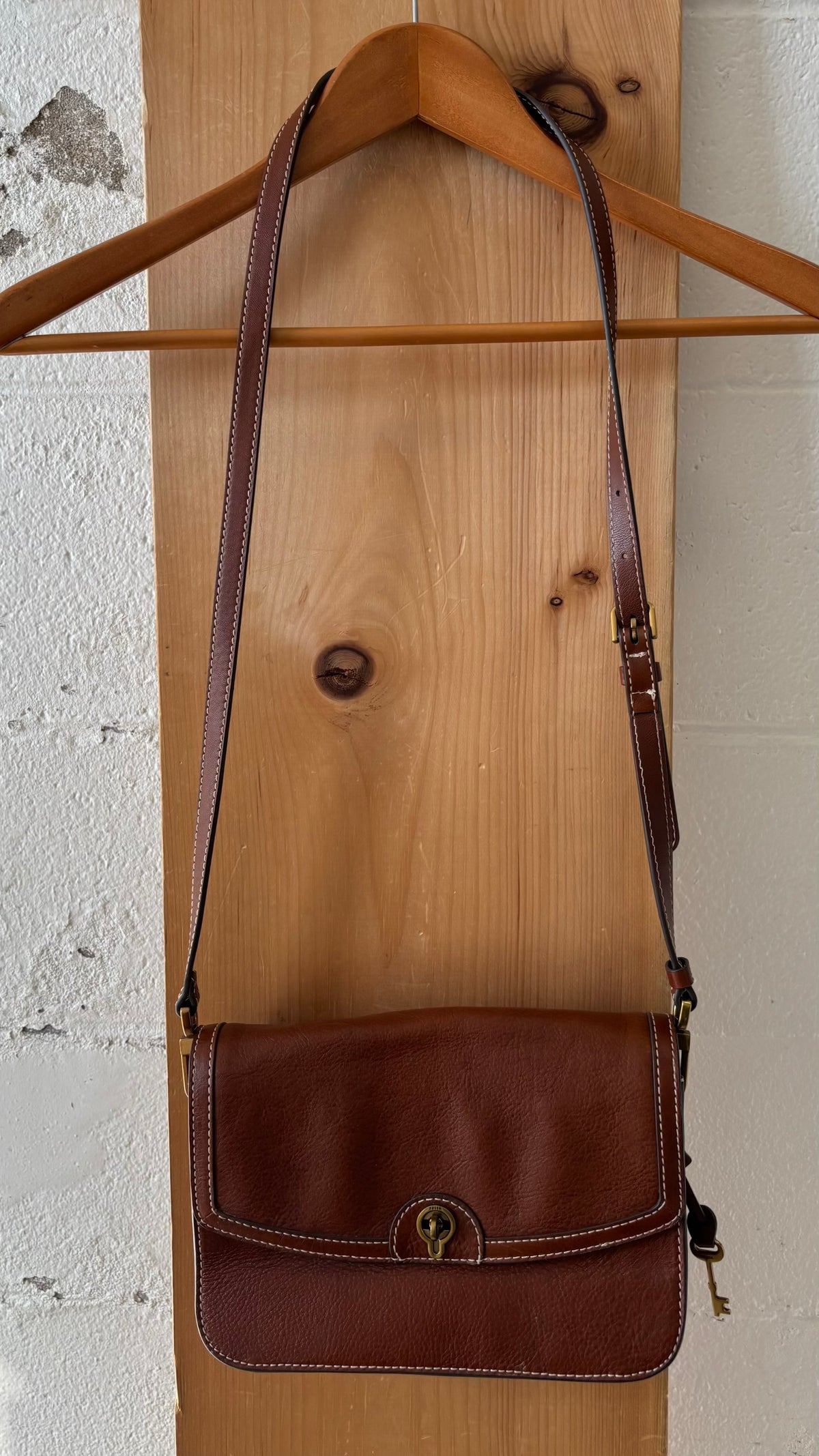 Brown Fossil Ainsley Cross Body Bag