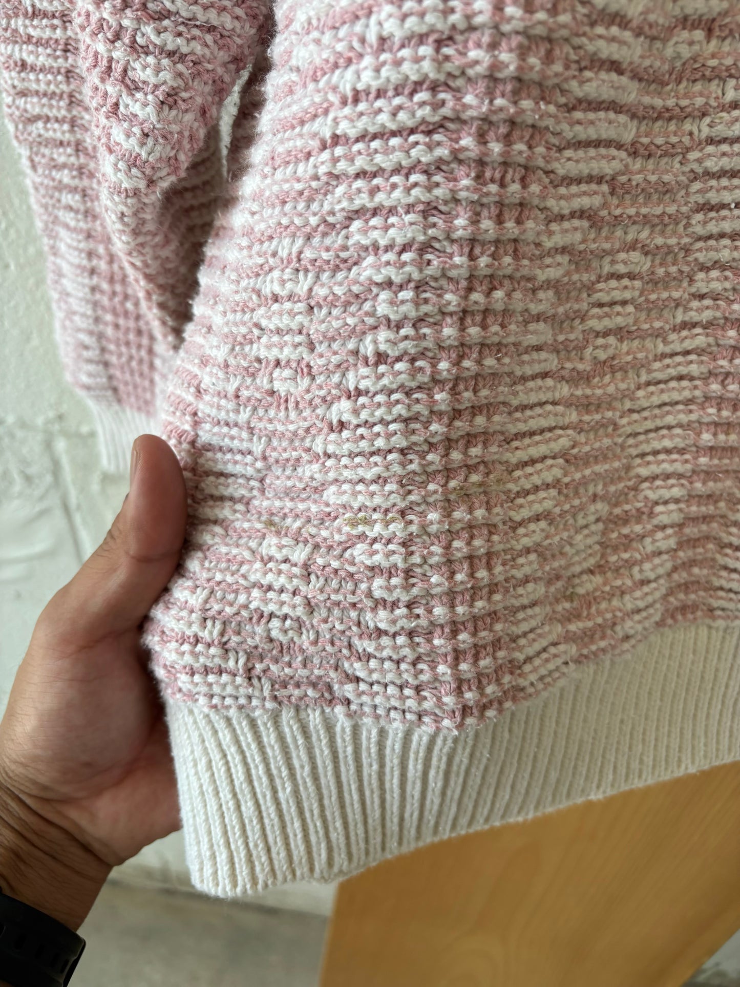 Vtg Pink Lizsport Sweater : M