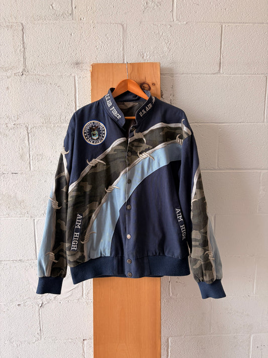 Vtg Reversible Air Force Flight Bomber Jacket : XL (As Is)