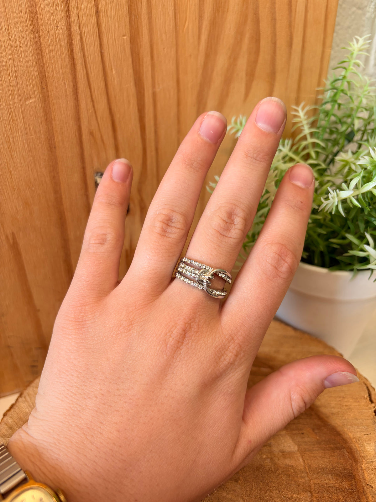 925 Silver Layered Ring : 8