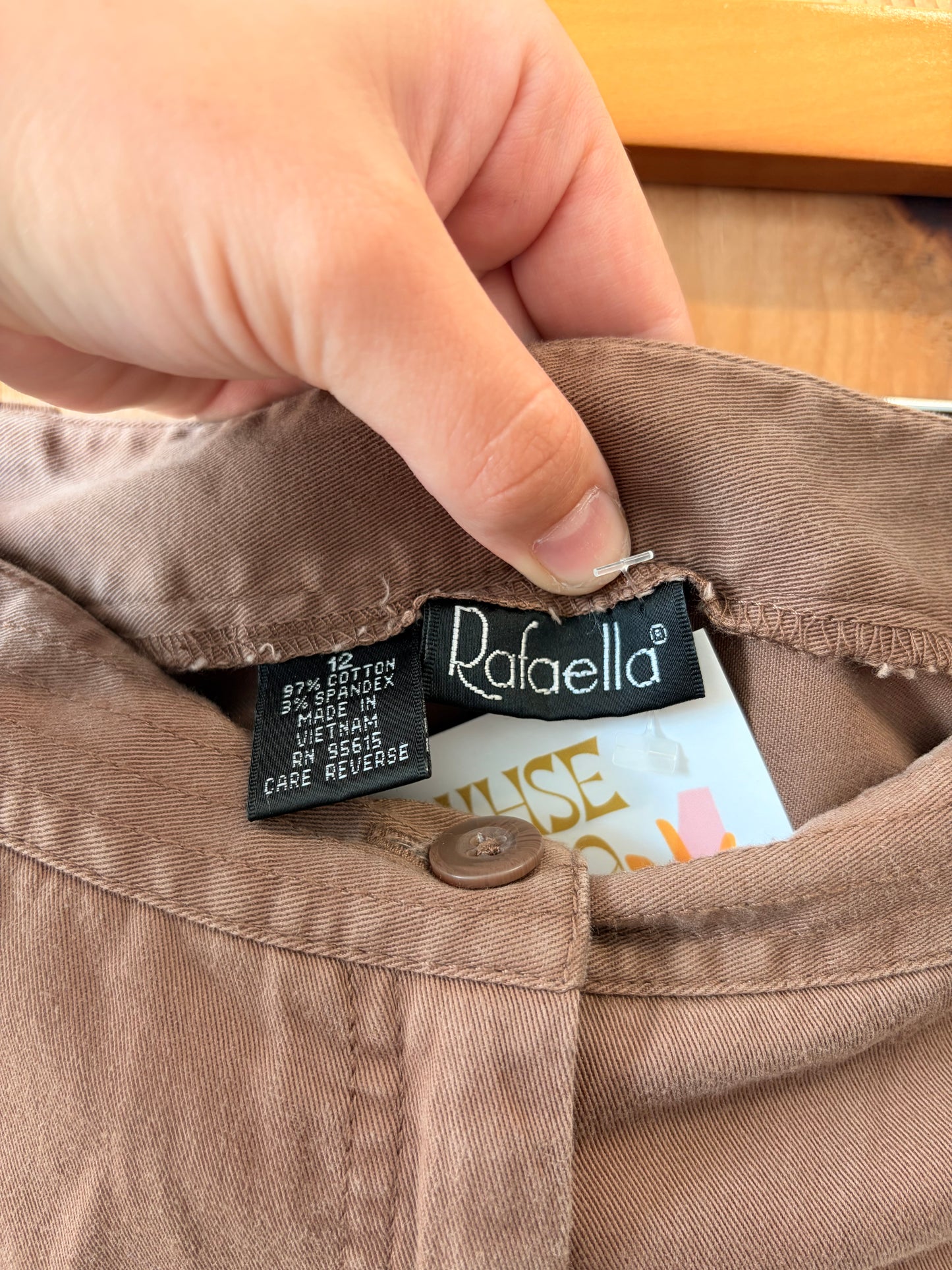 Brown Wide Leg Capris : 12