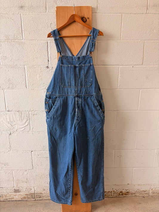 ‘00 Distressed Old Navy Overalls : L