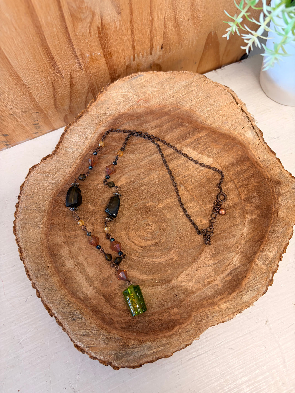 Earthy Beaded Necklace