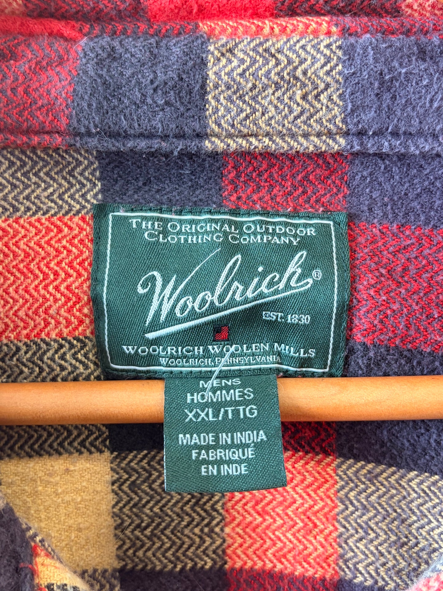 Plaid Woolrich Flannel : XXL