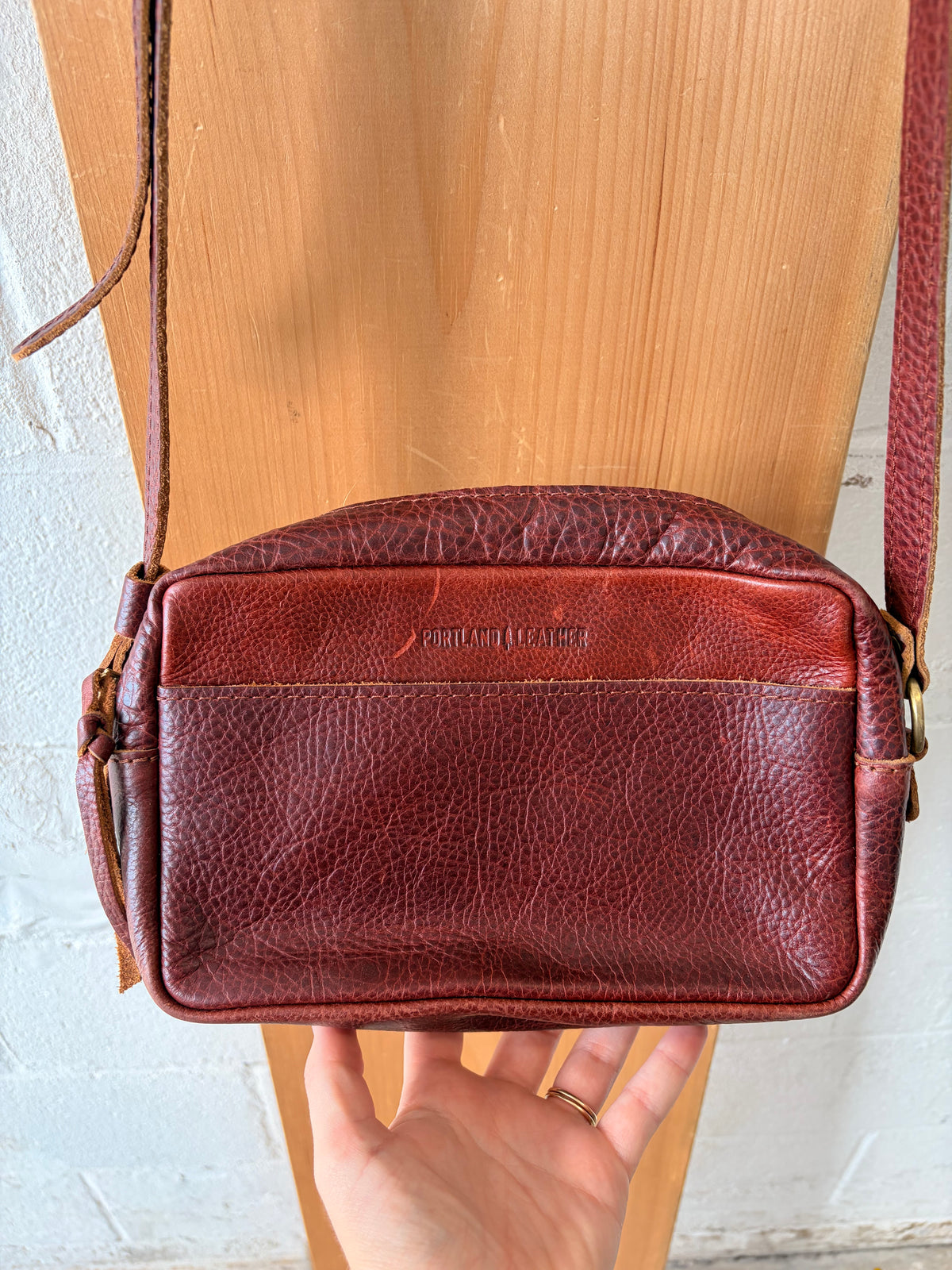 Brown Portland Leather Crossbody