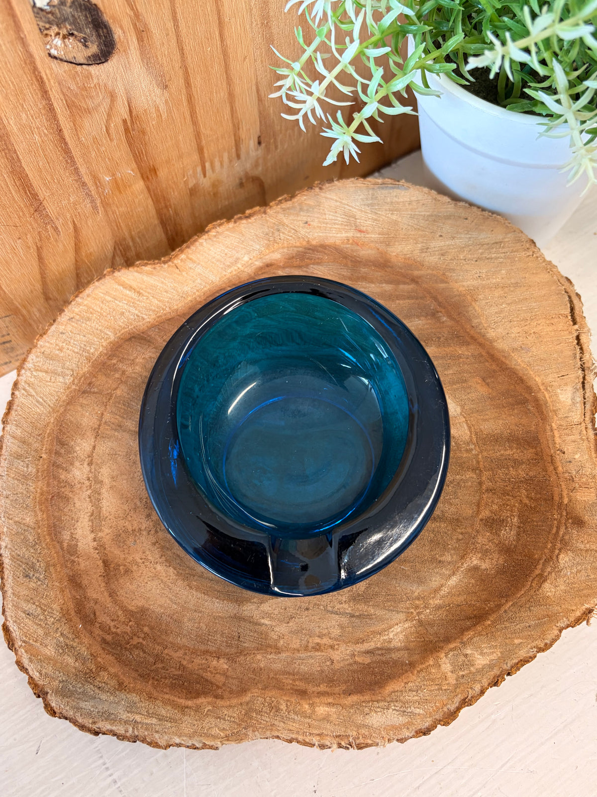 Little Blue Ash Tray (Local Pick Up Only)