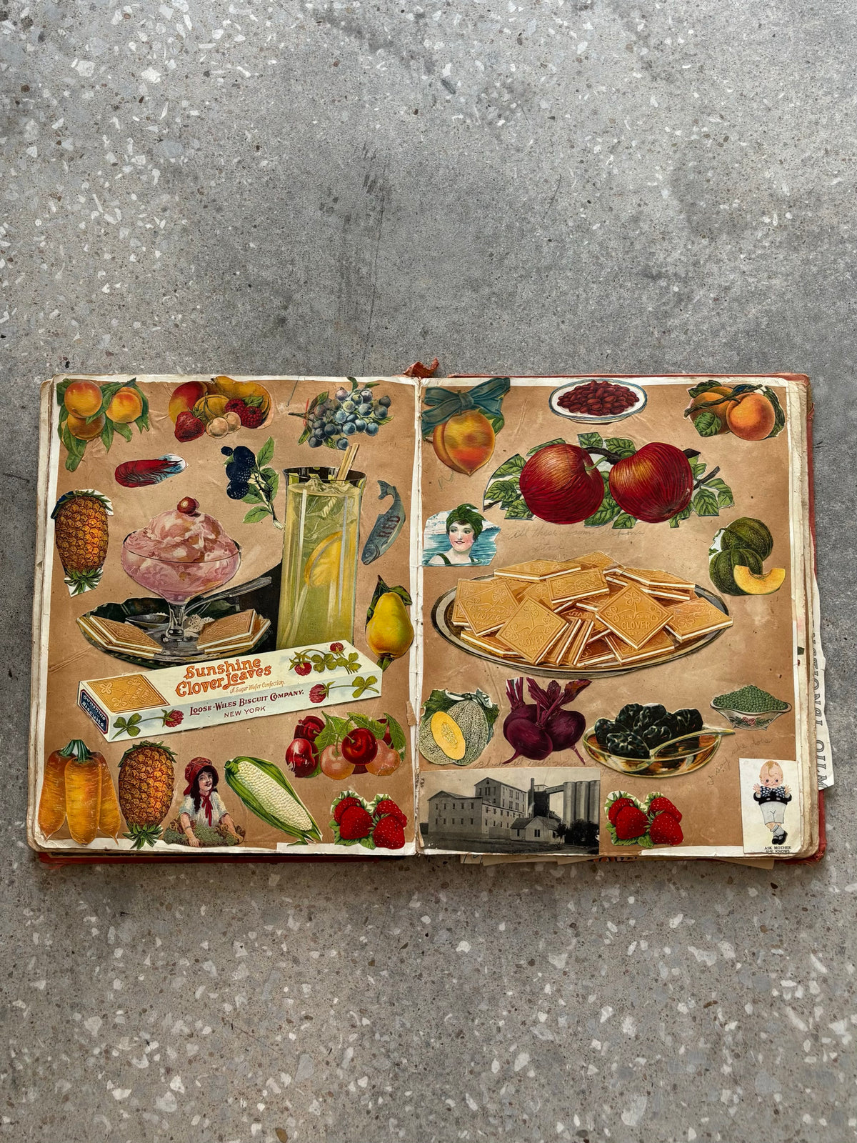 Vtg Early 1900’s Scrap Book (Local Pickup Only)