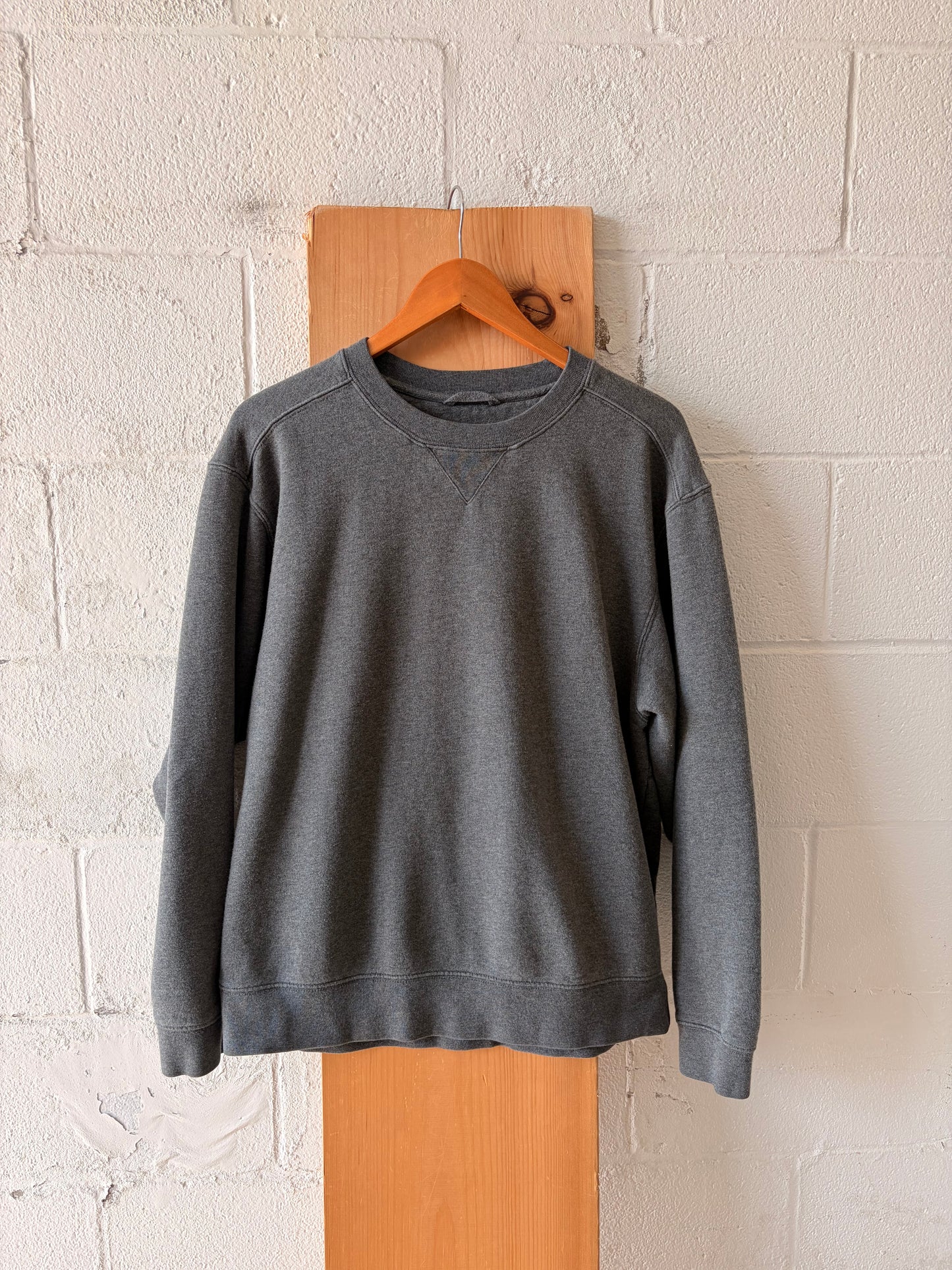 Classic Gray L.L. Bean Crew : L Reg
