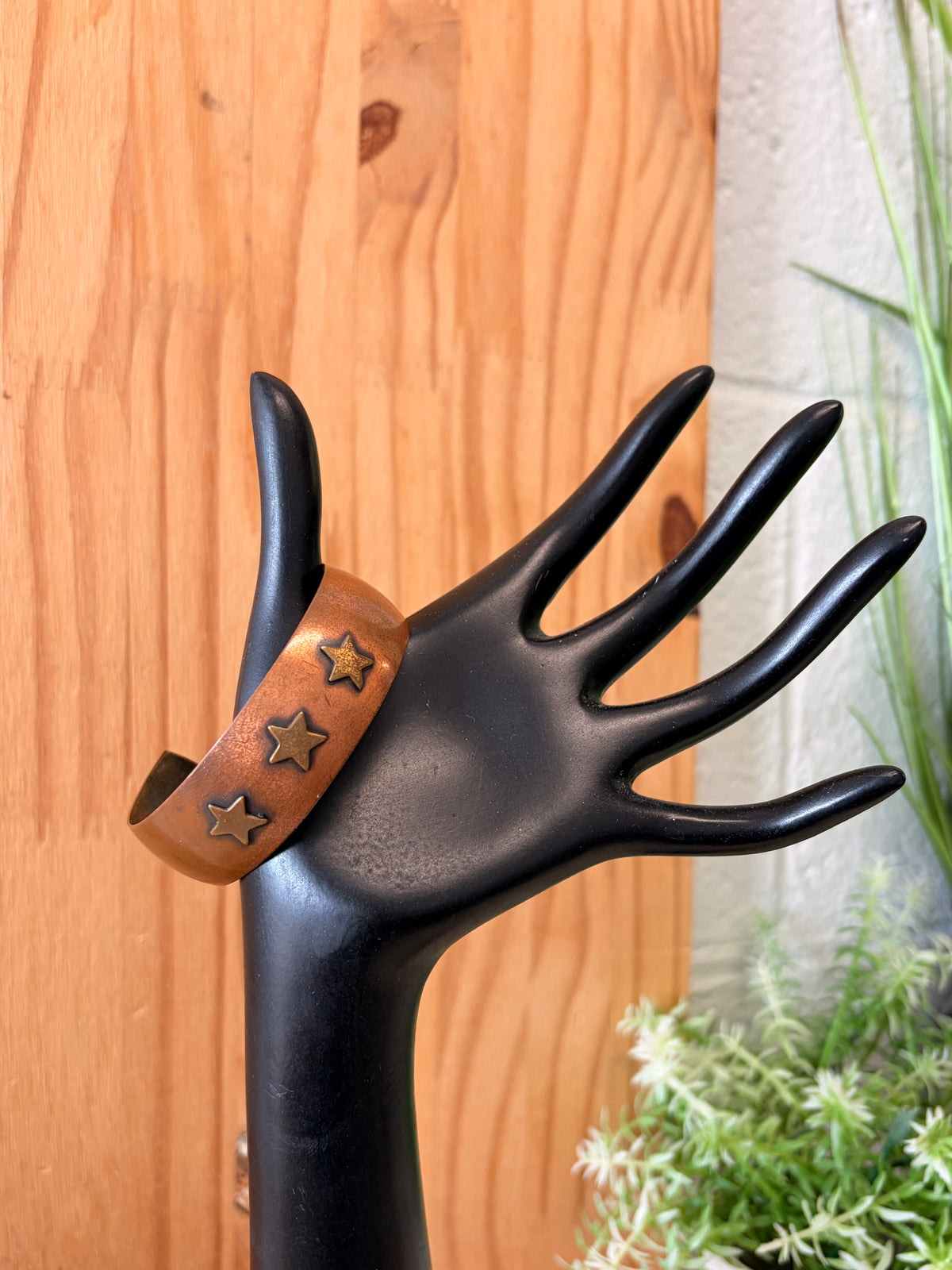Copper Star Cuff Bracelet