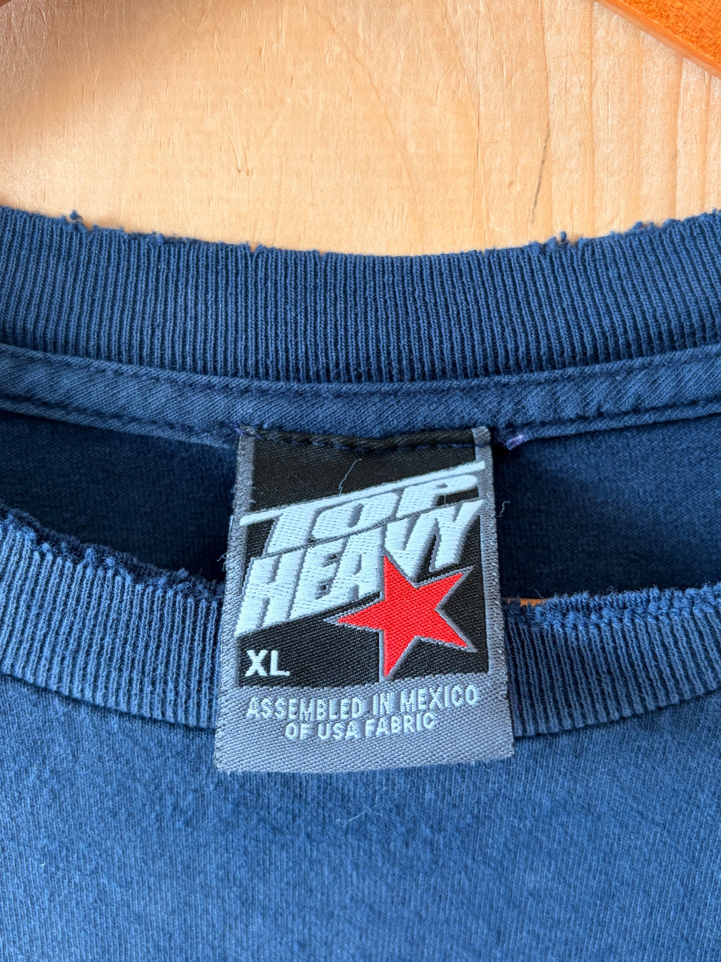Distressed Y2K Top Heavy Long Sleeve : XL