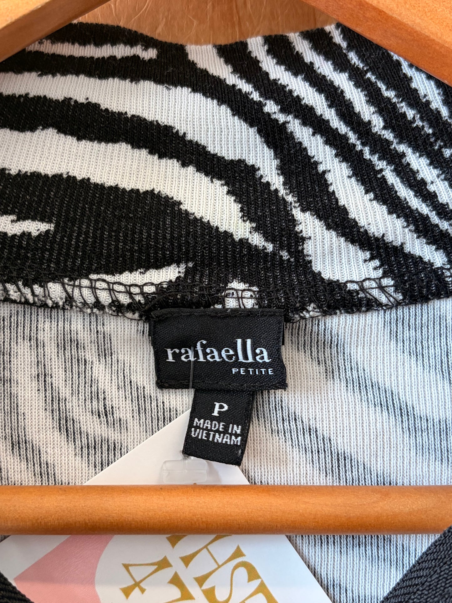 Zebra Print Zip Up Jacket : P