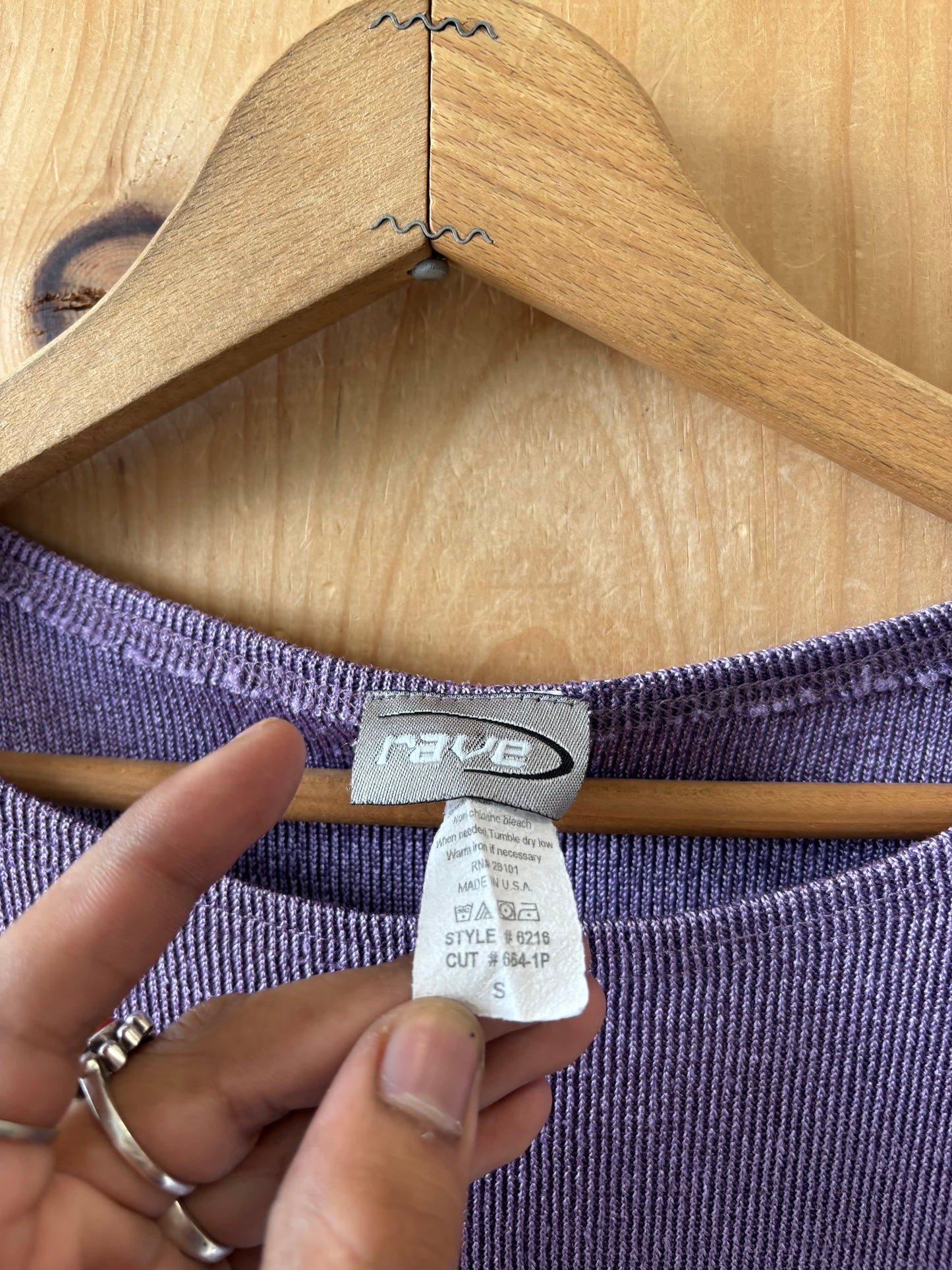 Vtg Purple Tank : S