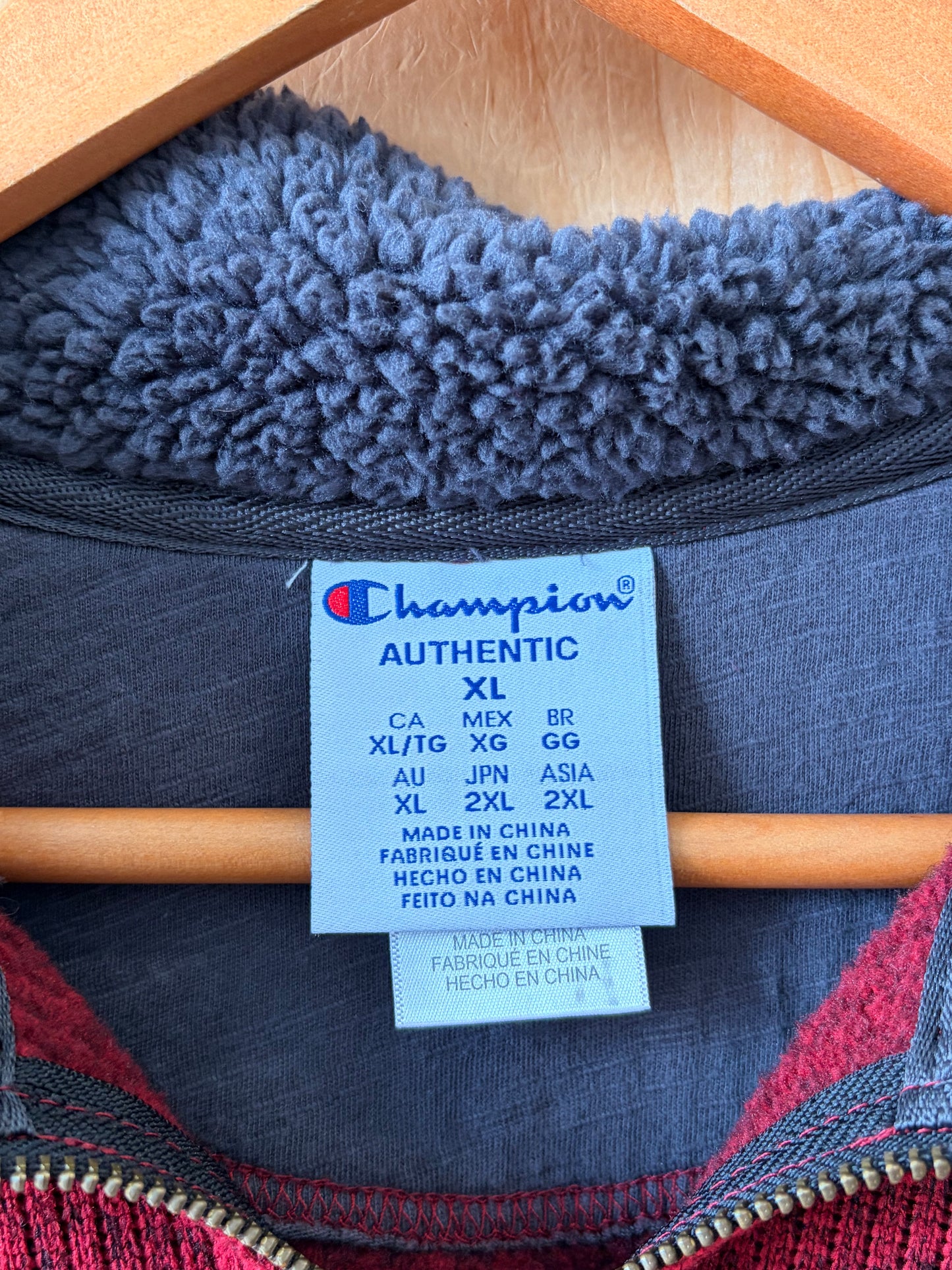 Champion Arkansas Quarter Zip : XL