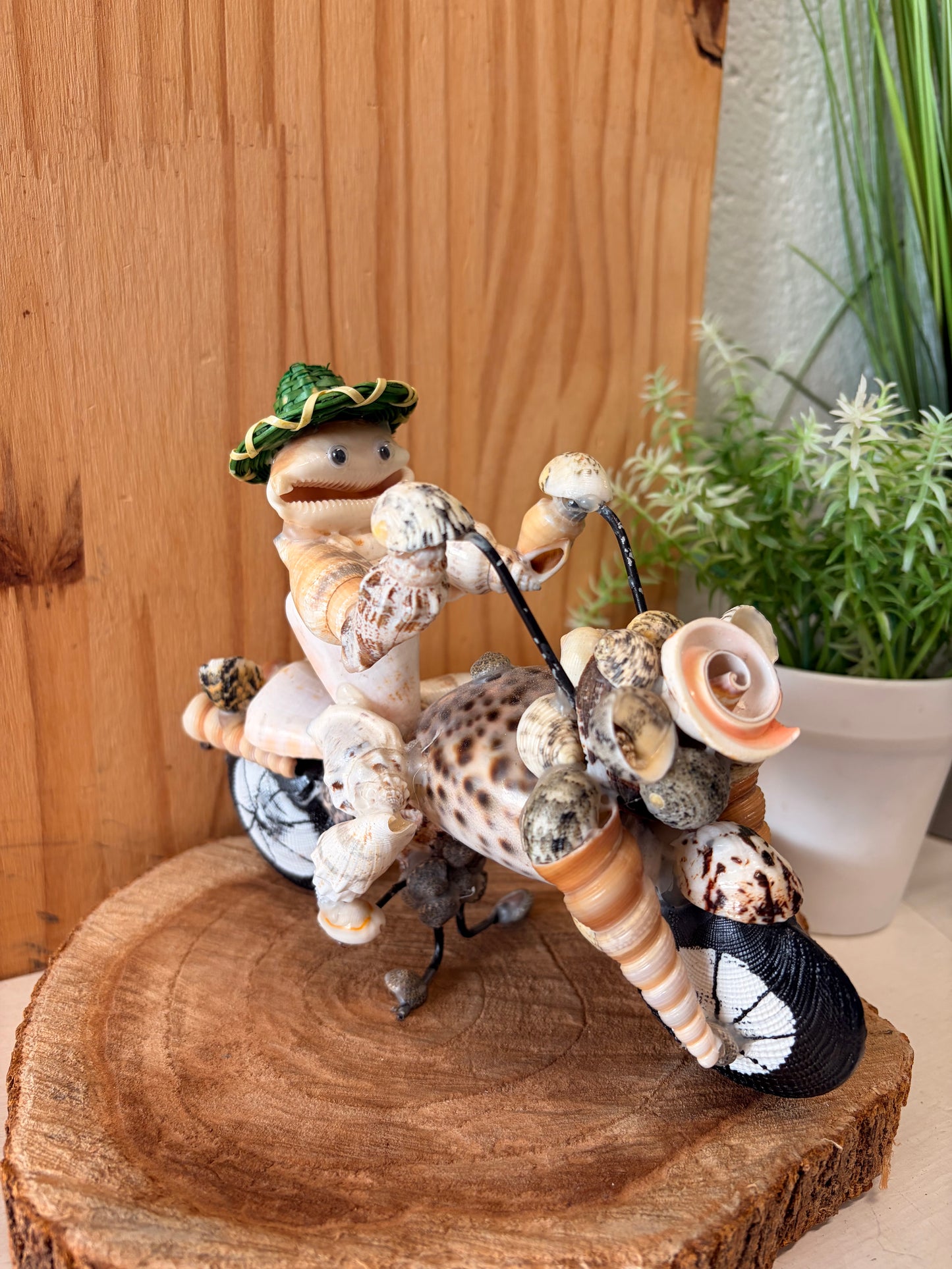 Seashell Motorcycle Figure (Local Pick Up Only)