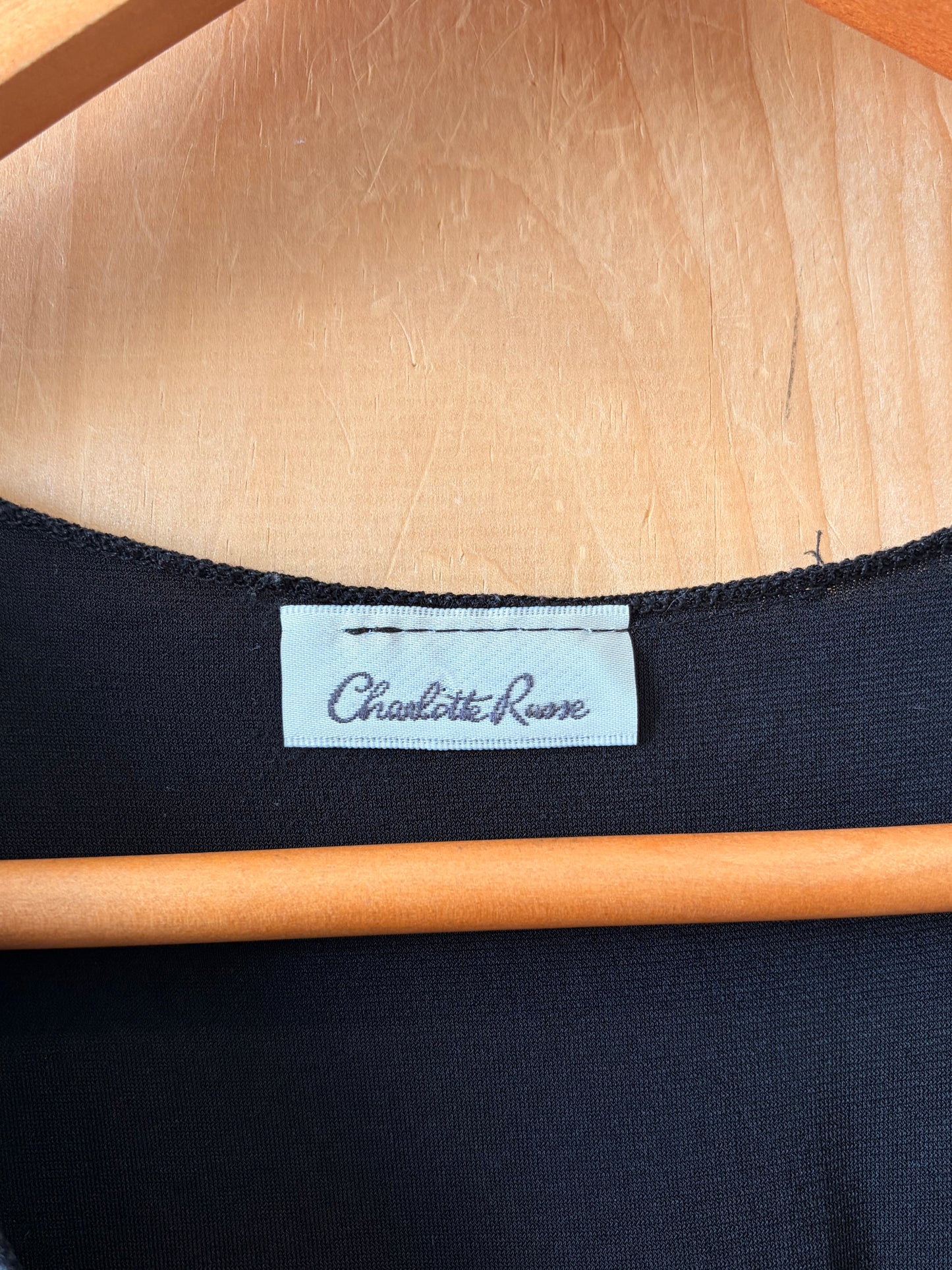 Black Charlotte Russe Top : M-L