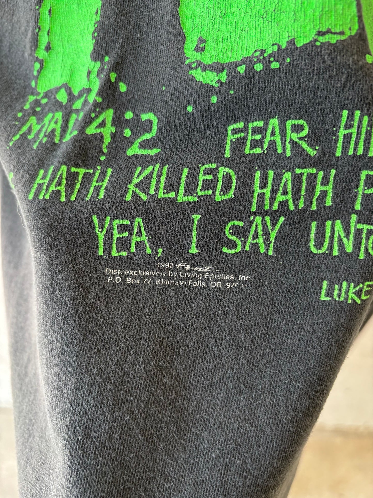 90s Single Stitch Know Fear Tee : XL