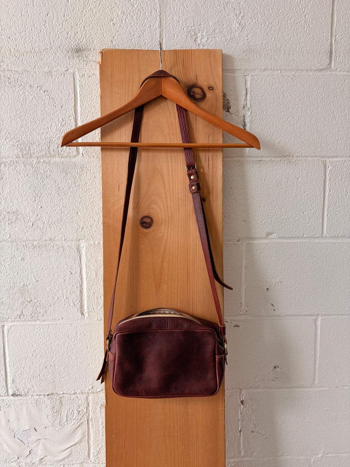 Brown Portland Leather Crossbody