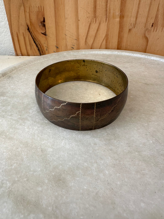 Etched Metal Bangle
