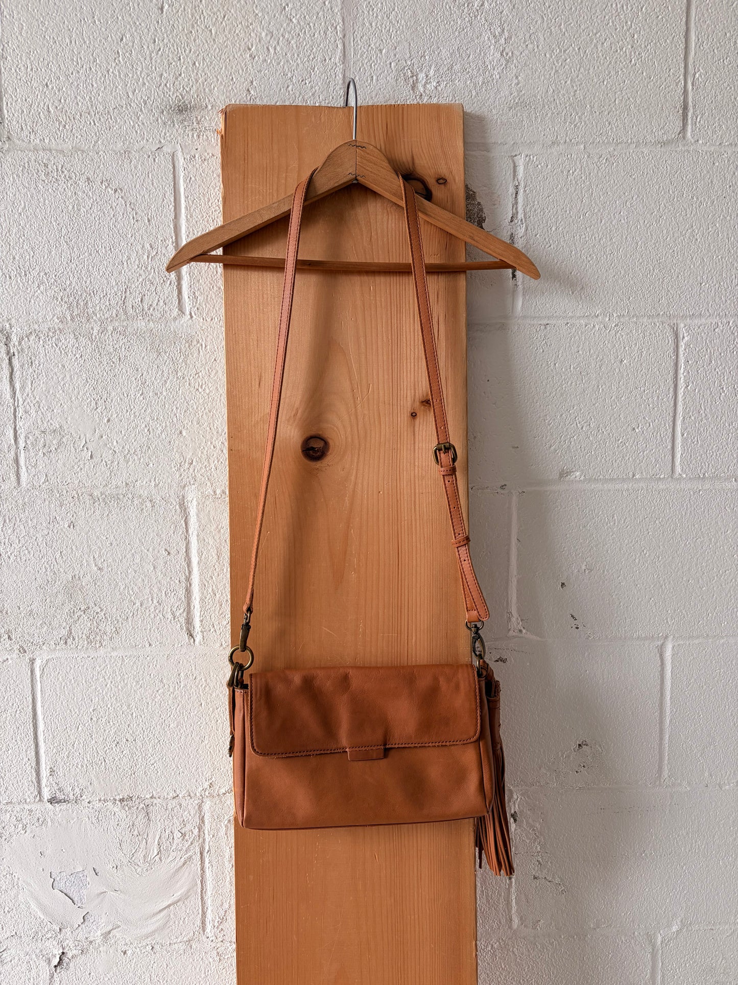 Brown Leather Lucky Purse