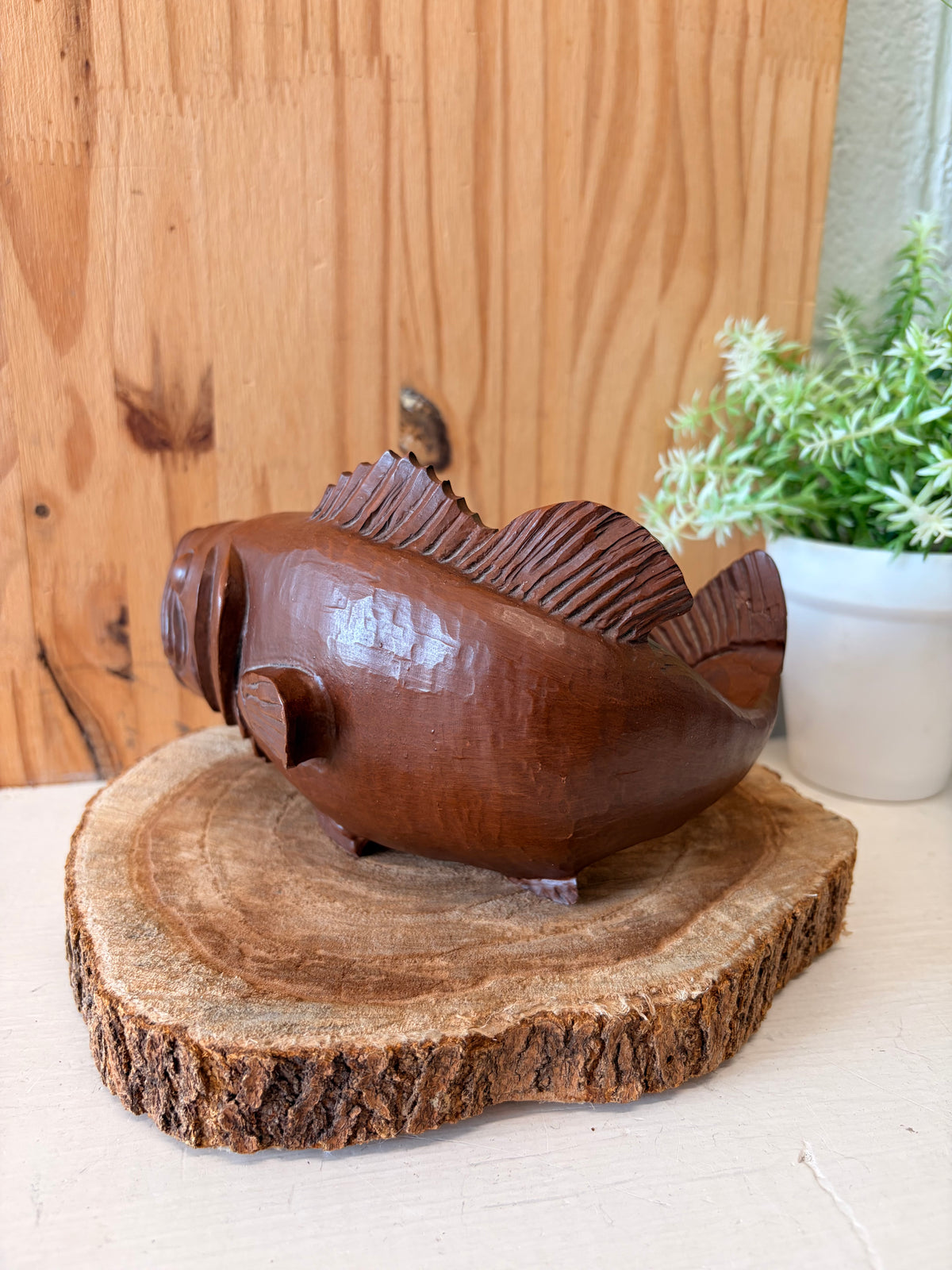 Vtg Large Mouth Bass Figurine (Local Pick Up Only)