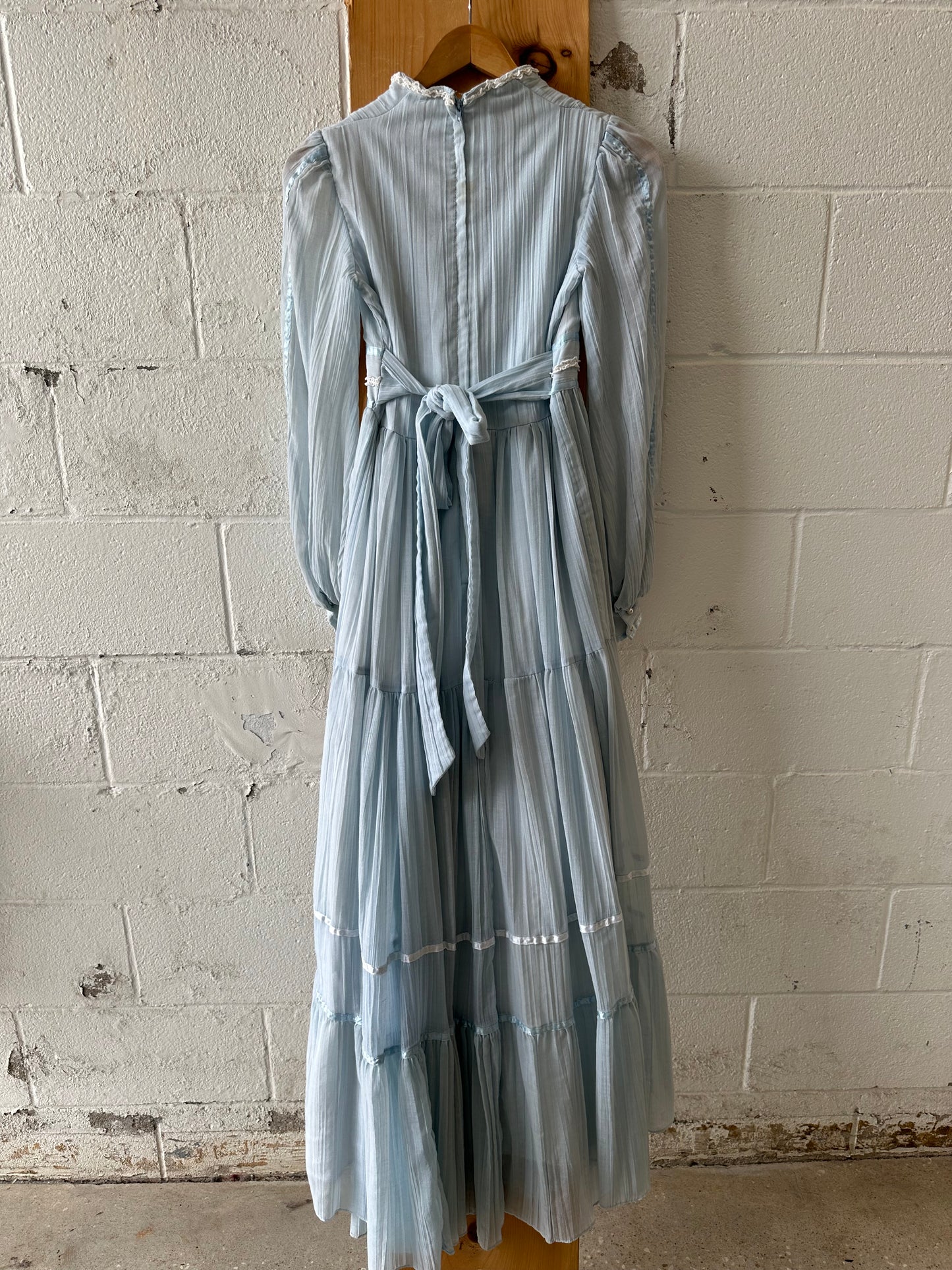 Vtg Gunne Sax by Jessica Blue Dress : XS
