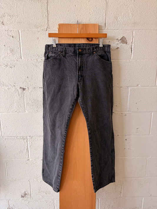 Faded Black Dickies Work Pants : 36x34