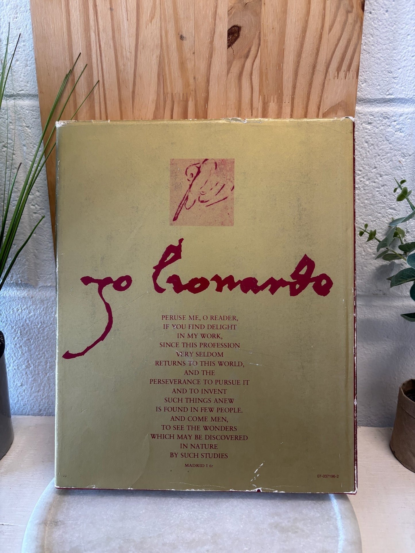 Leonardo da Vinci Coffee Table Book