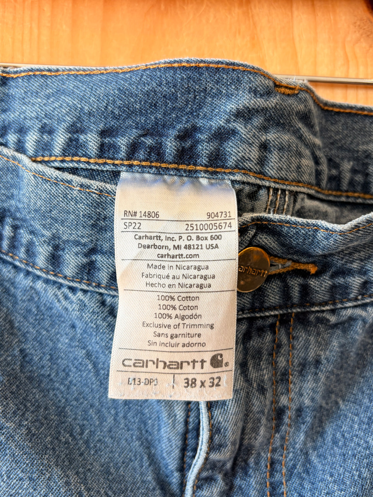 Carhartt Denim Cargo Jeans : 38x32