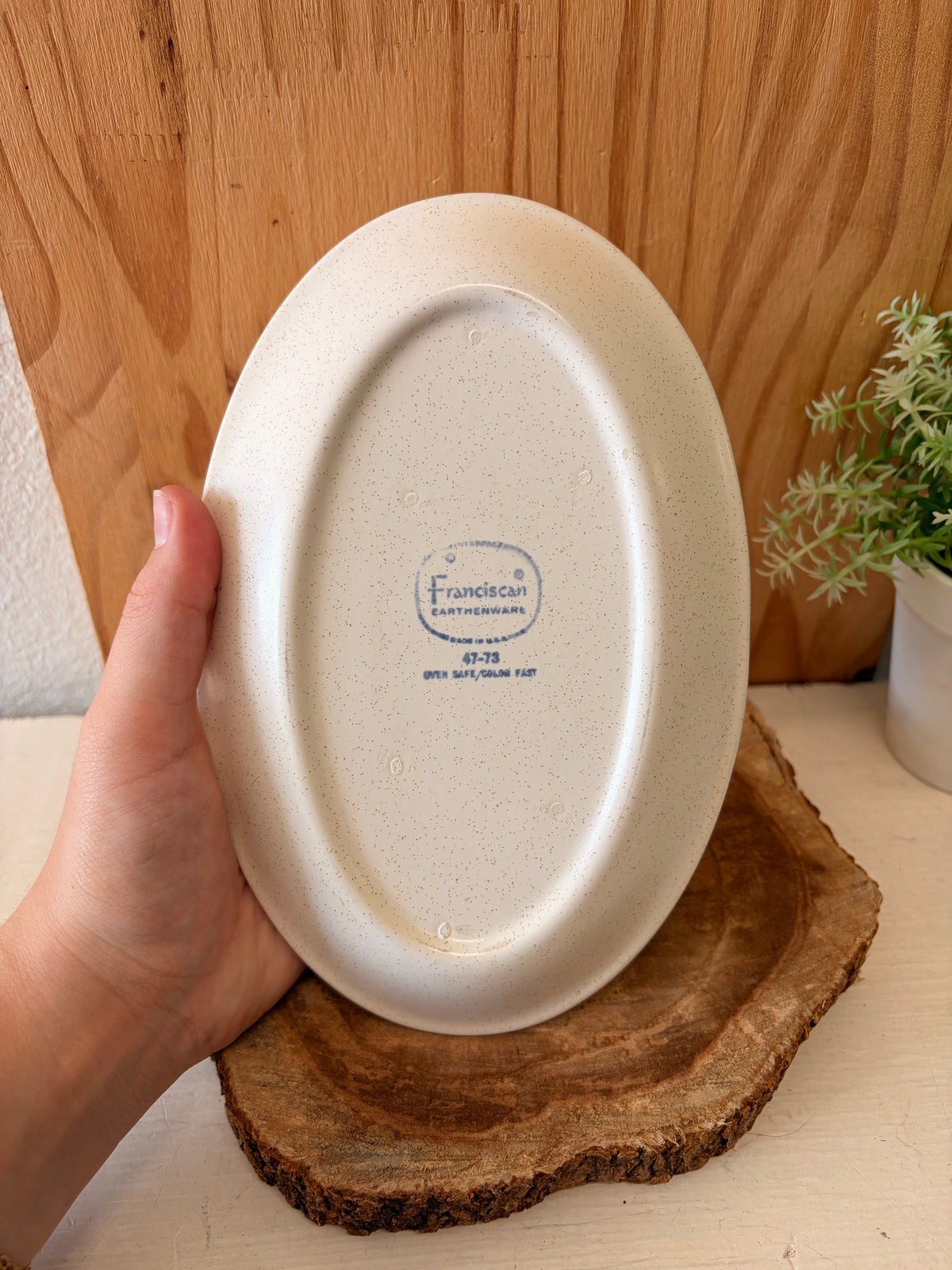 Vtg Franciscan Earthenware Butter Dish (Local Pick Up Only)