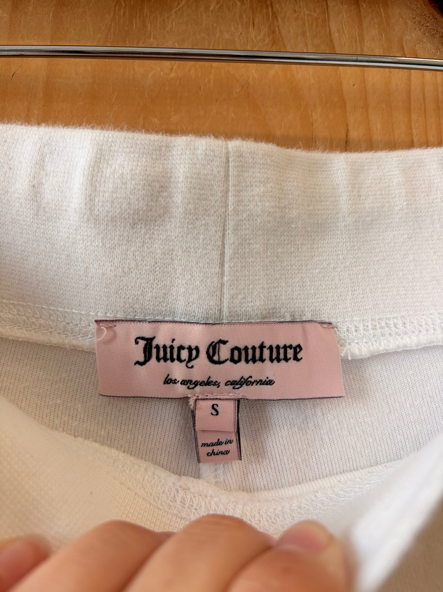 White Juicy Couture Track Pants : S
